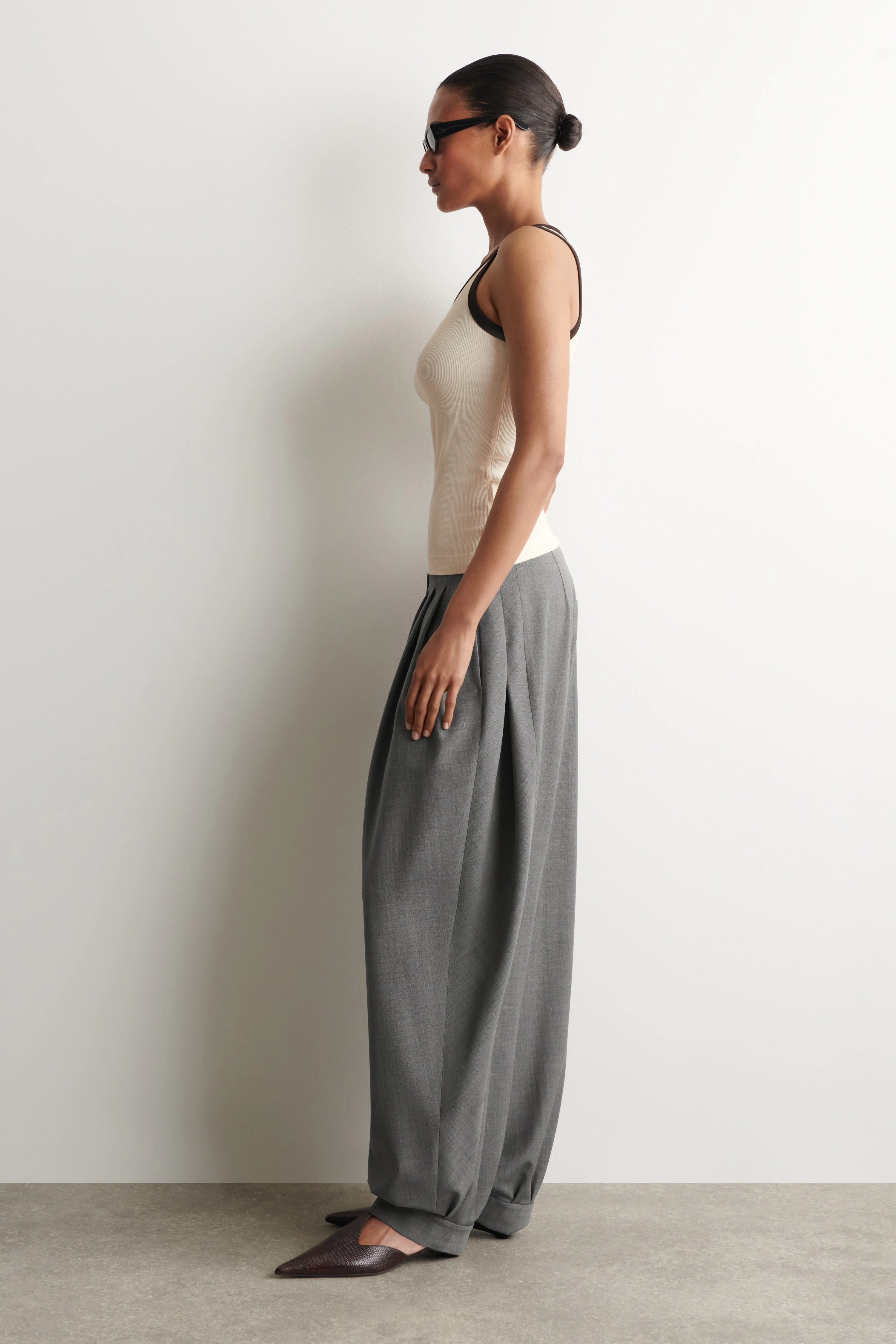 RIBBED COTTON TANK TOP - 3