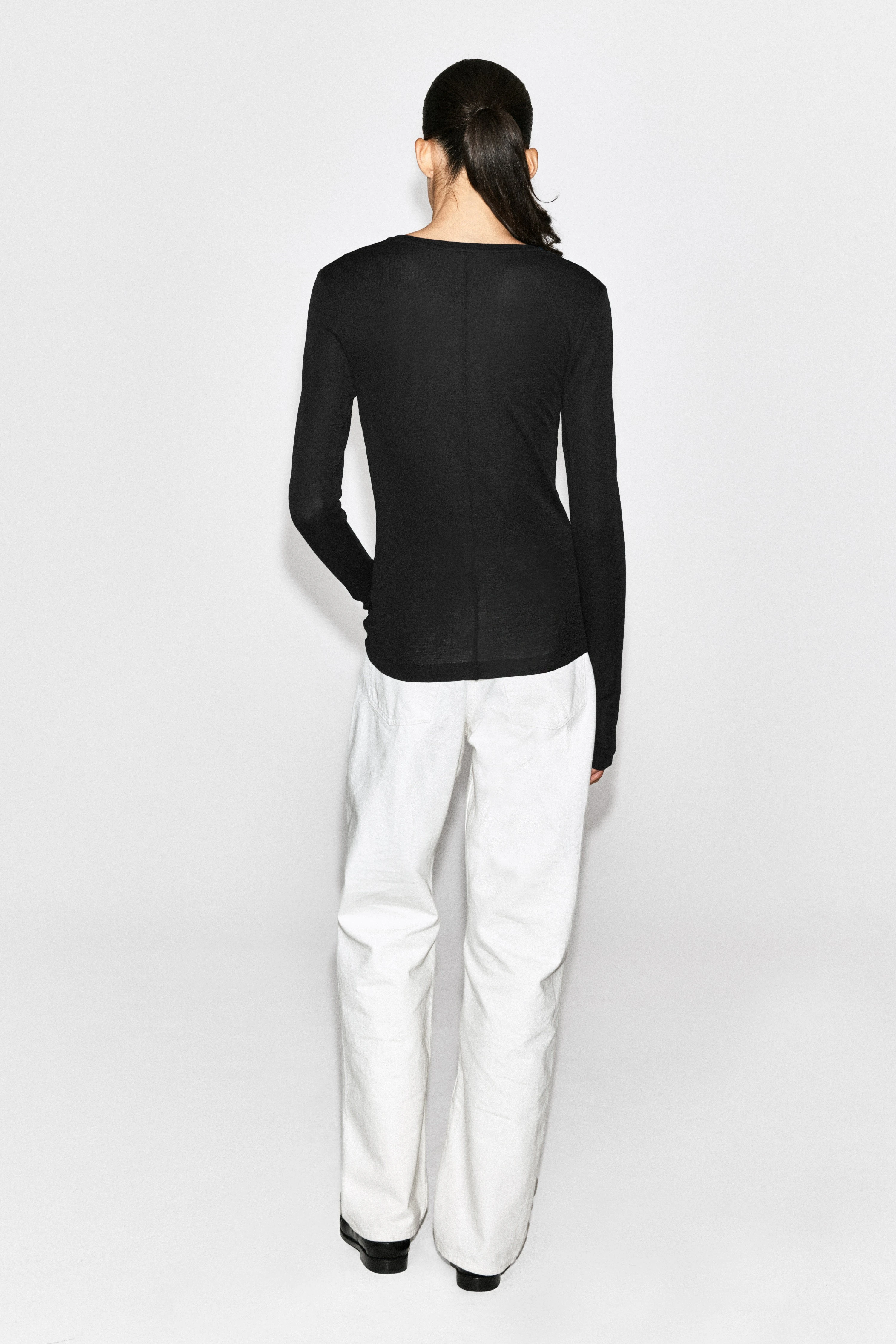 COTTON LONG-SLEEVED TOP