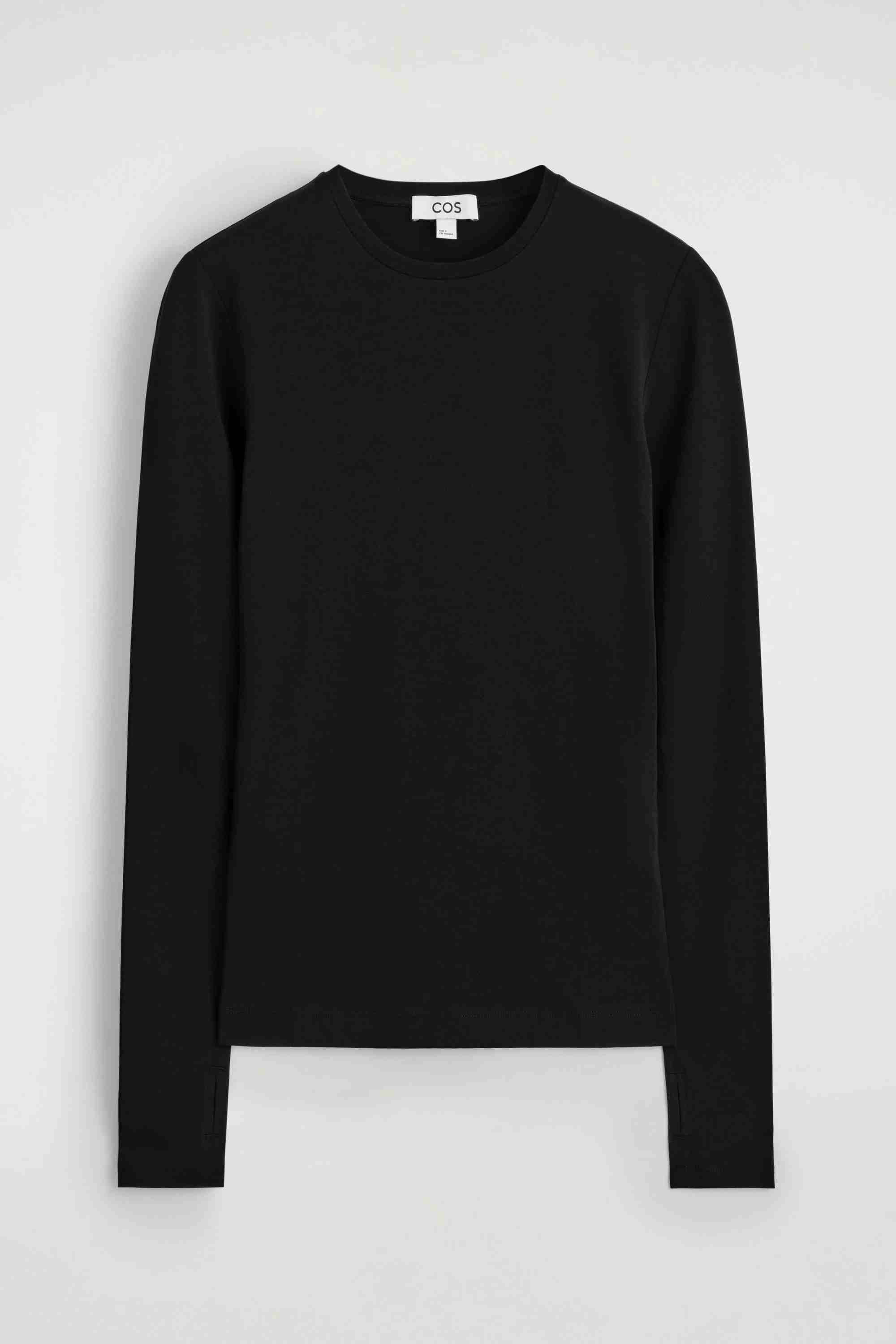 COTTON LONG-SLEEVED TOP - 7