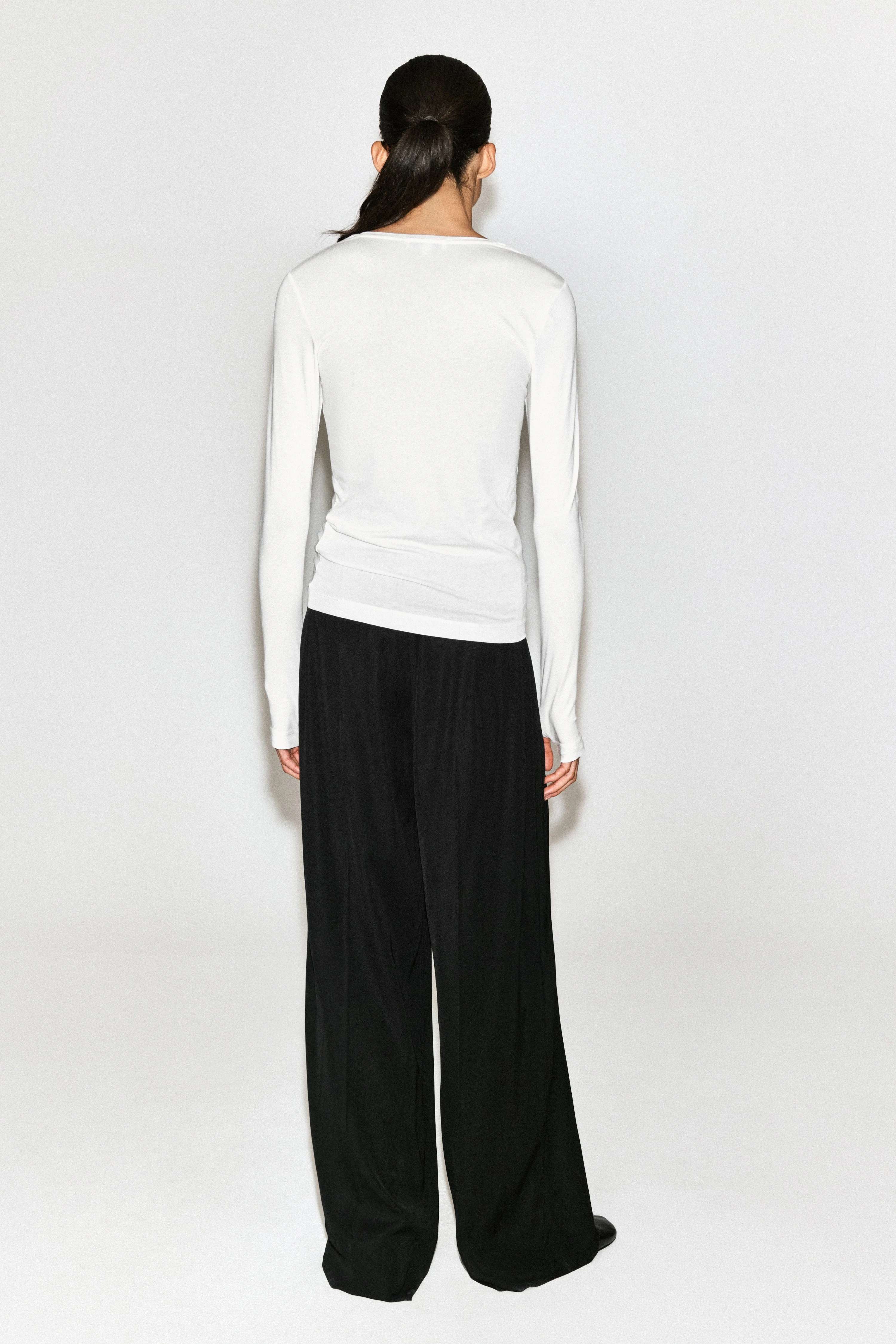 COTTON LONG-SLEEVED TOP - 2