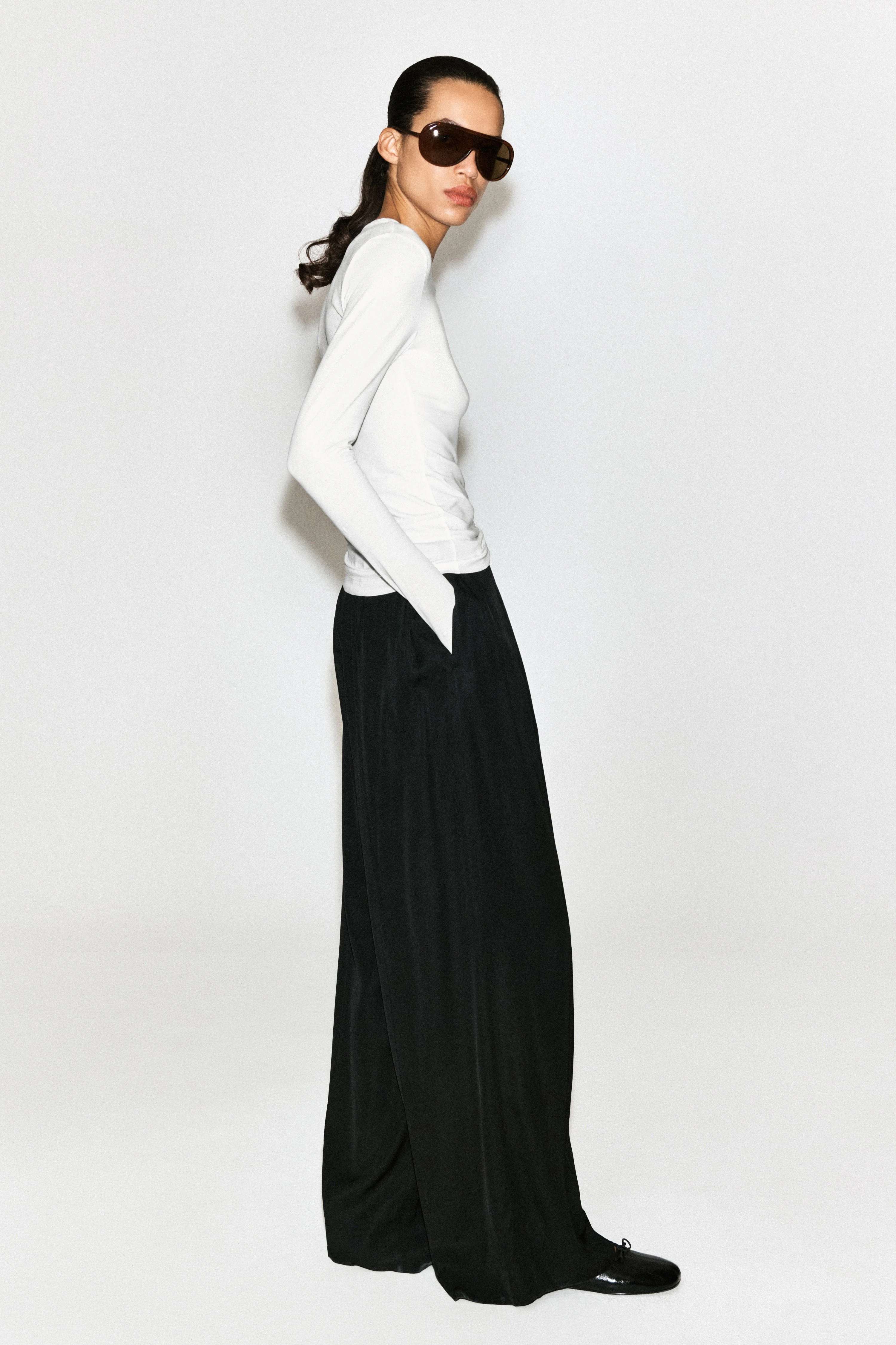COTTON LONG-SLEEVED TOP - 6