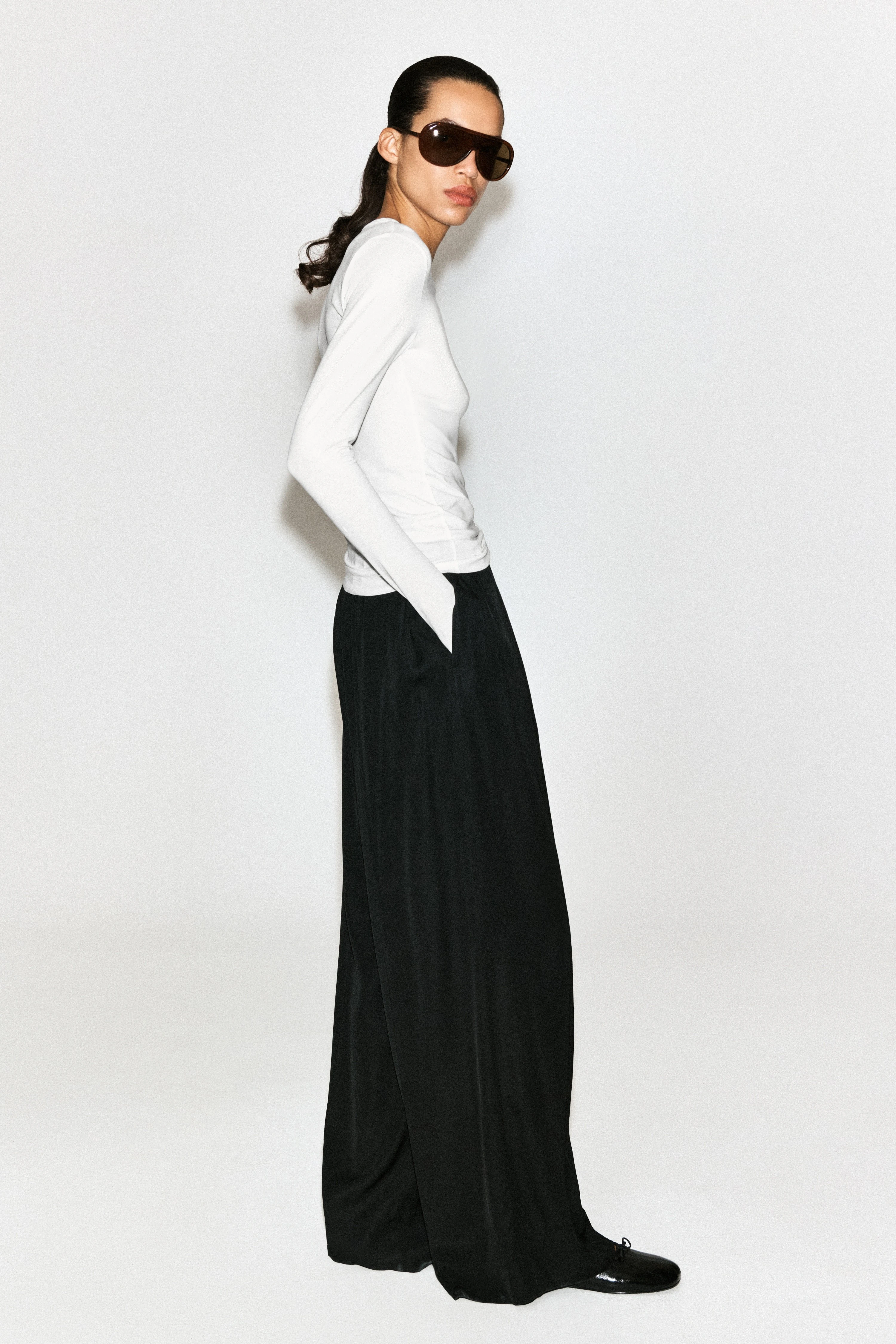 COTTON LONG-SLEEVED TOP - 6