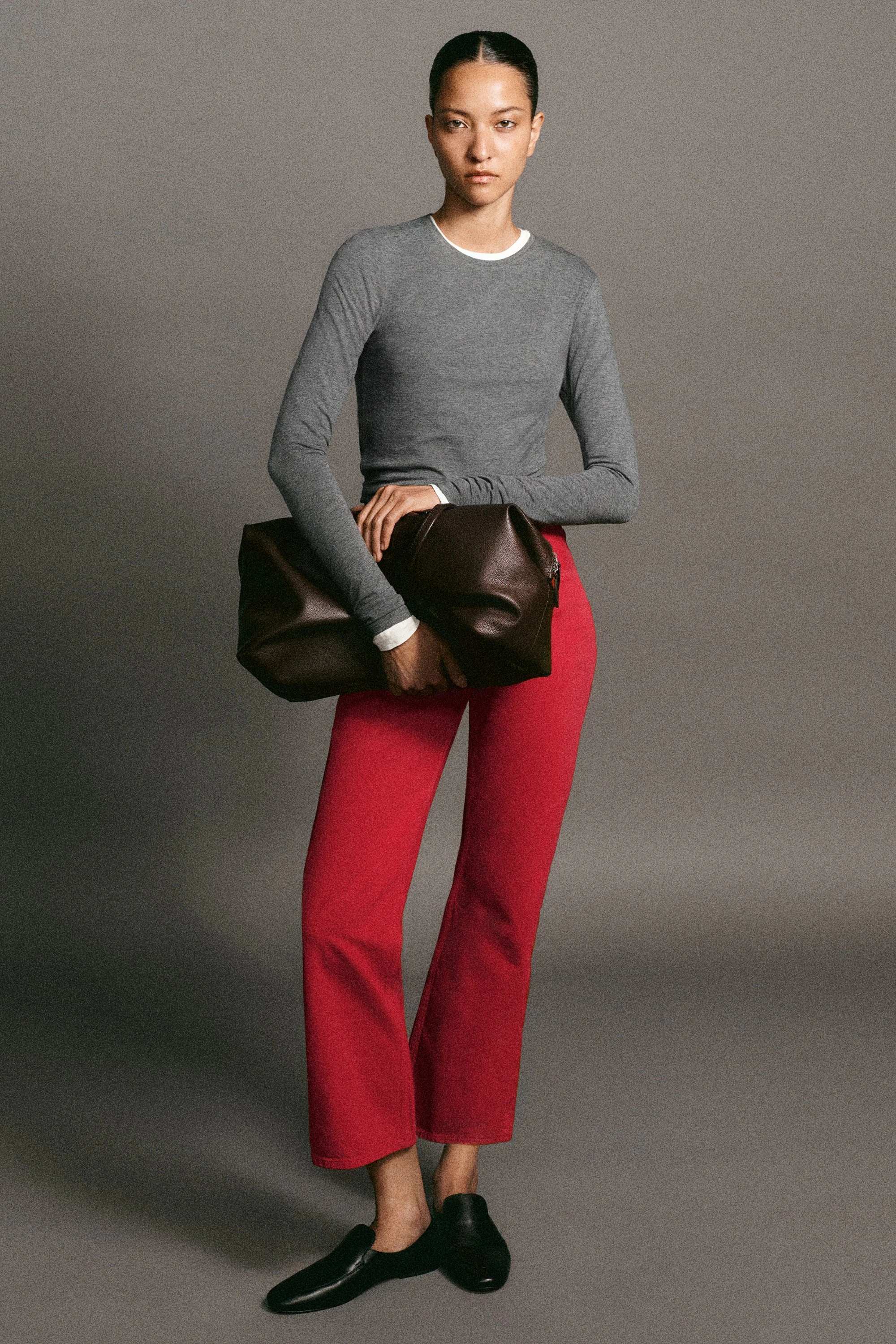 COTTON LONG-SLEEVED TOP - 9