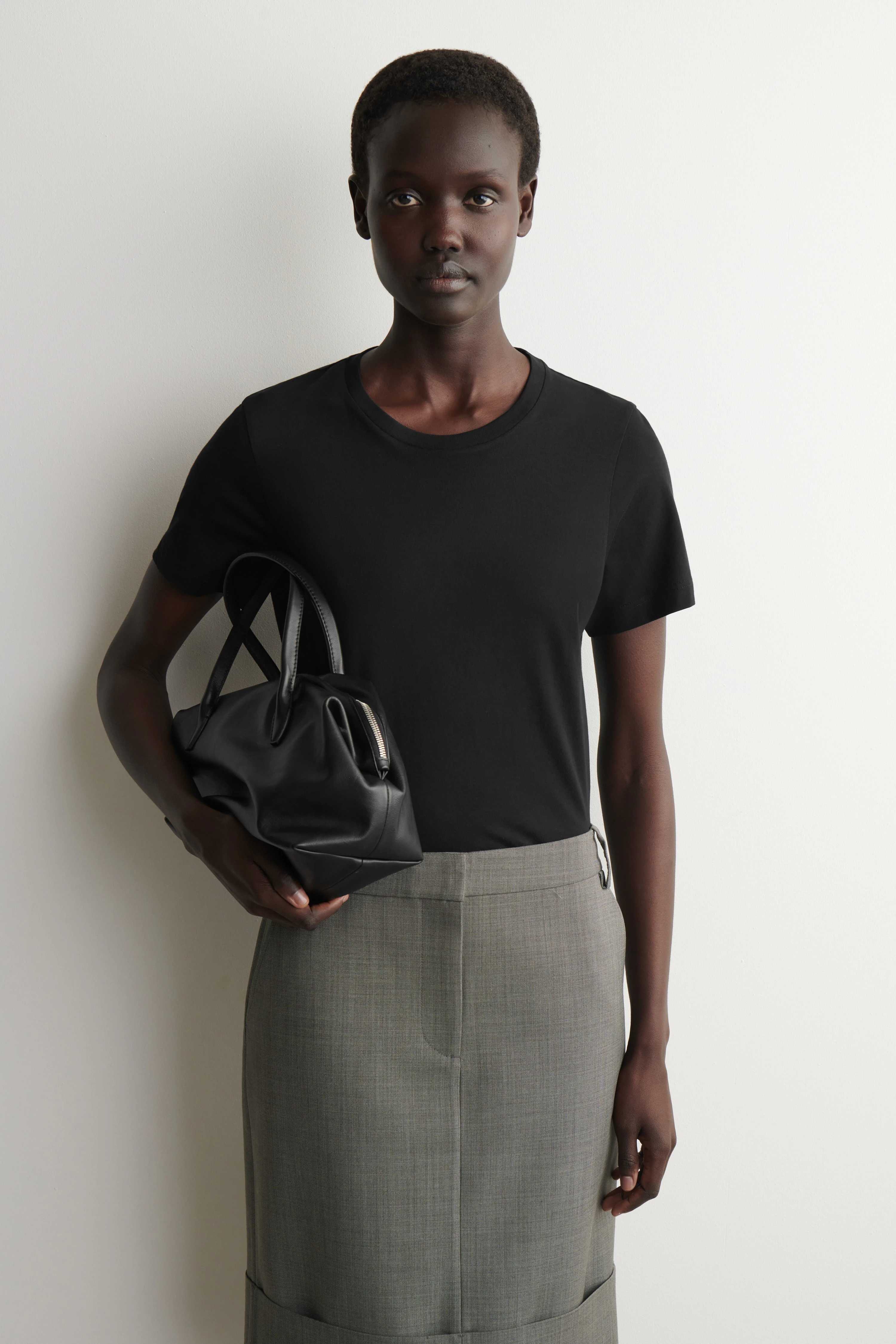 COTTON CREW-NECK T-SHIRT - 1