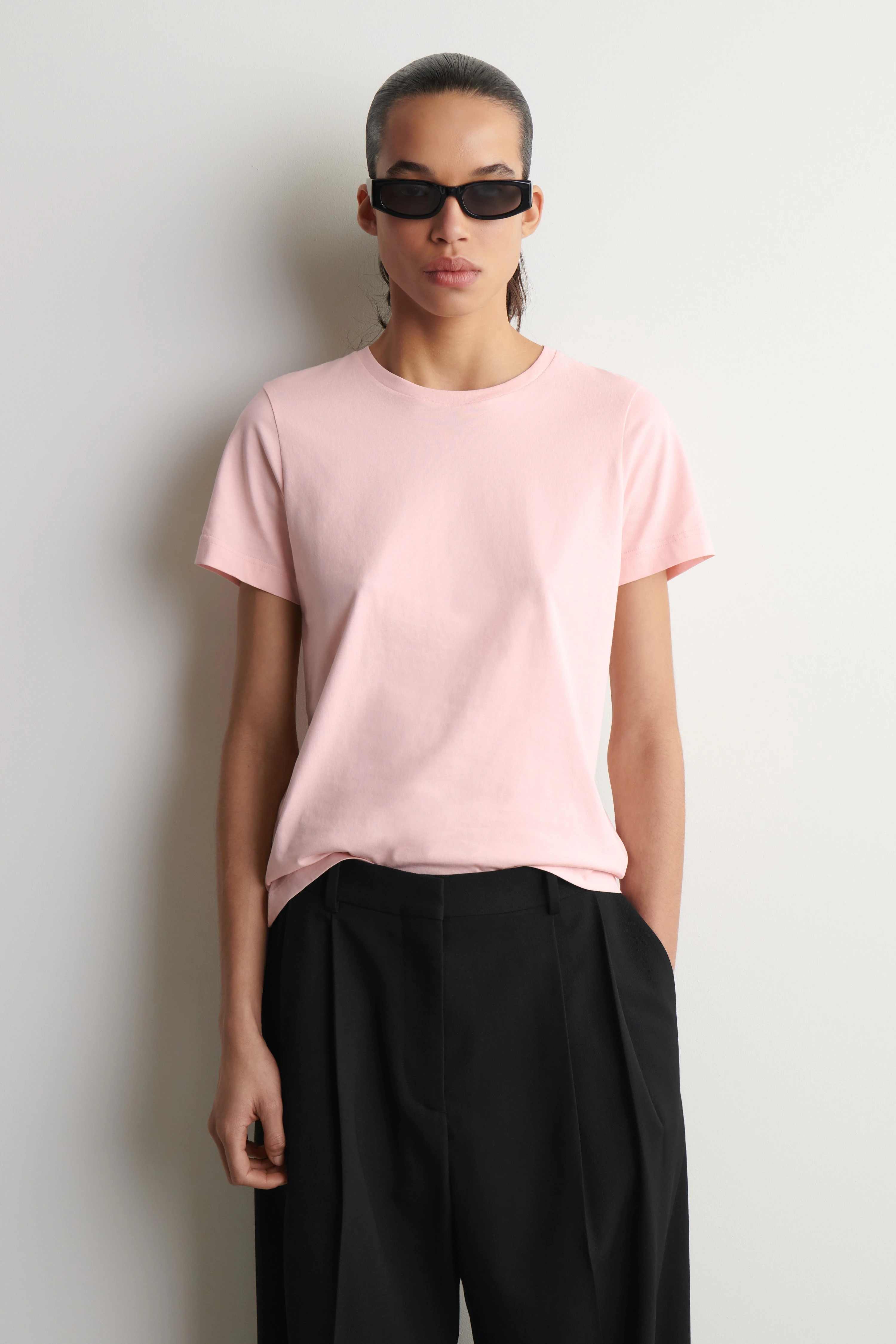 COTTON CREW-NECK T-SHIRT - 1