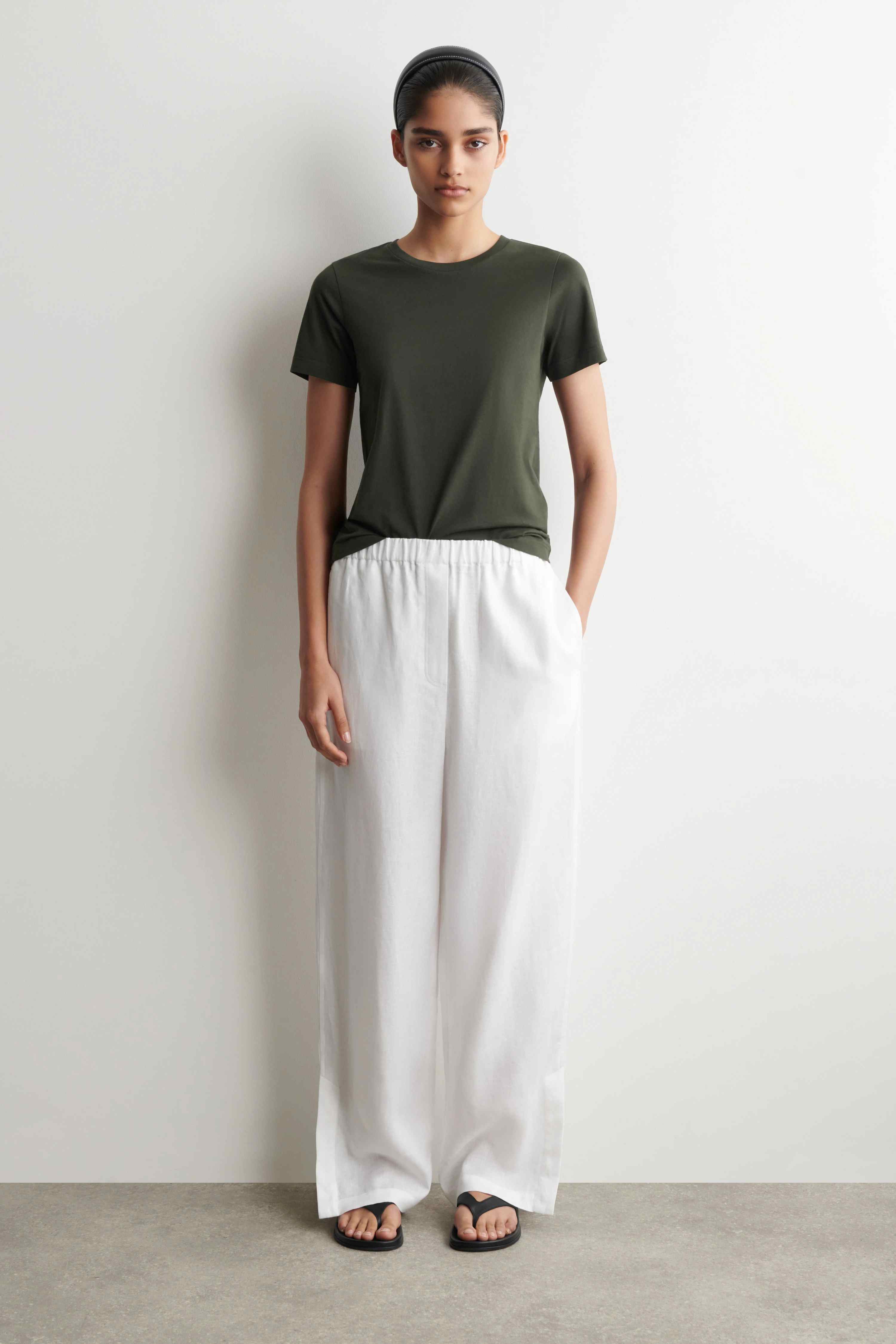 COTTON CREW-NECK T-SHIRT - 2