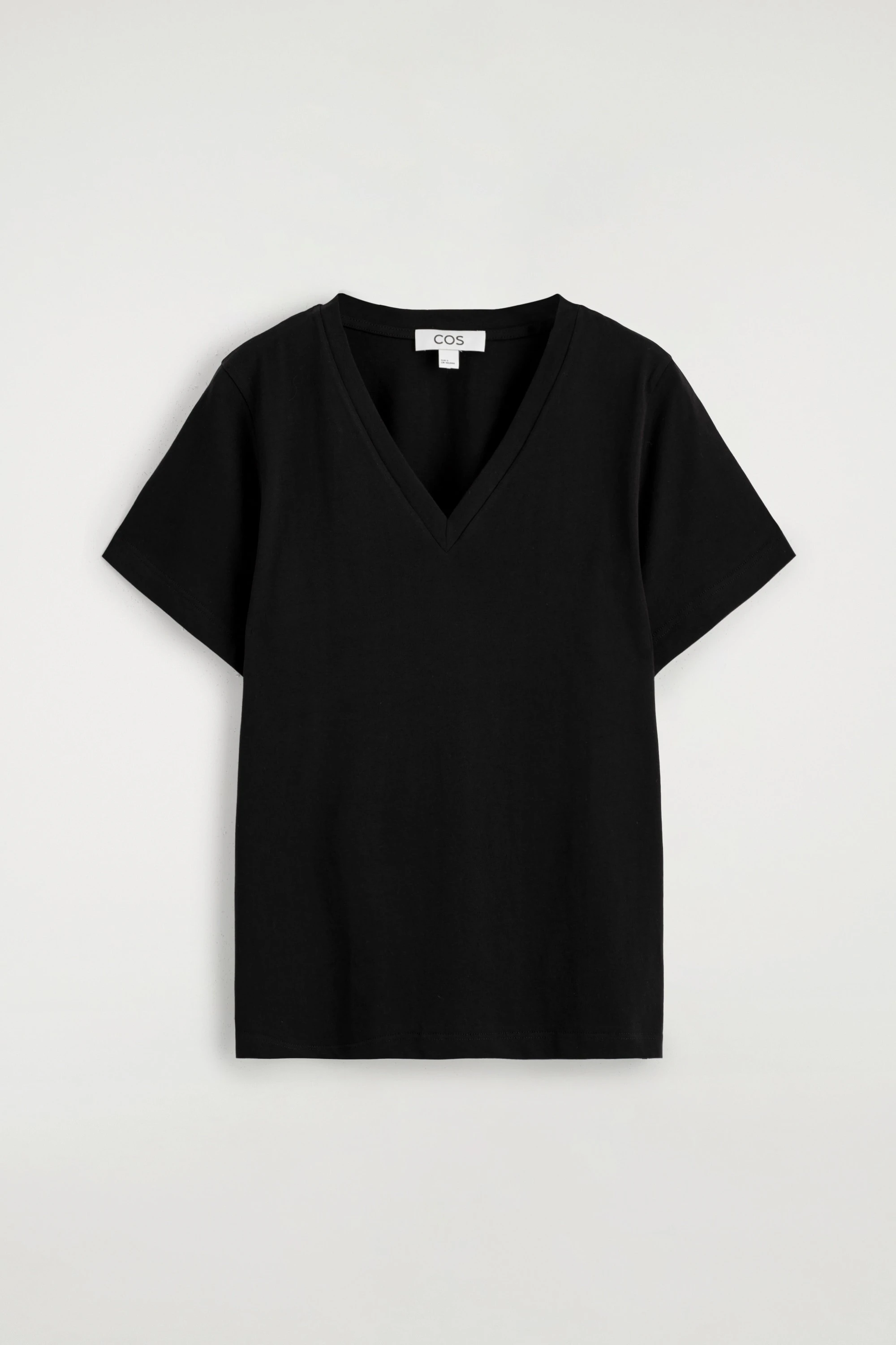 COTTON V-NECK T-SHIRT - 5