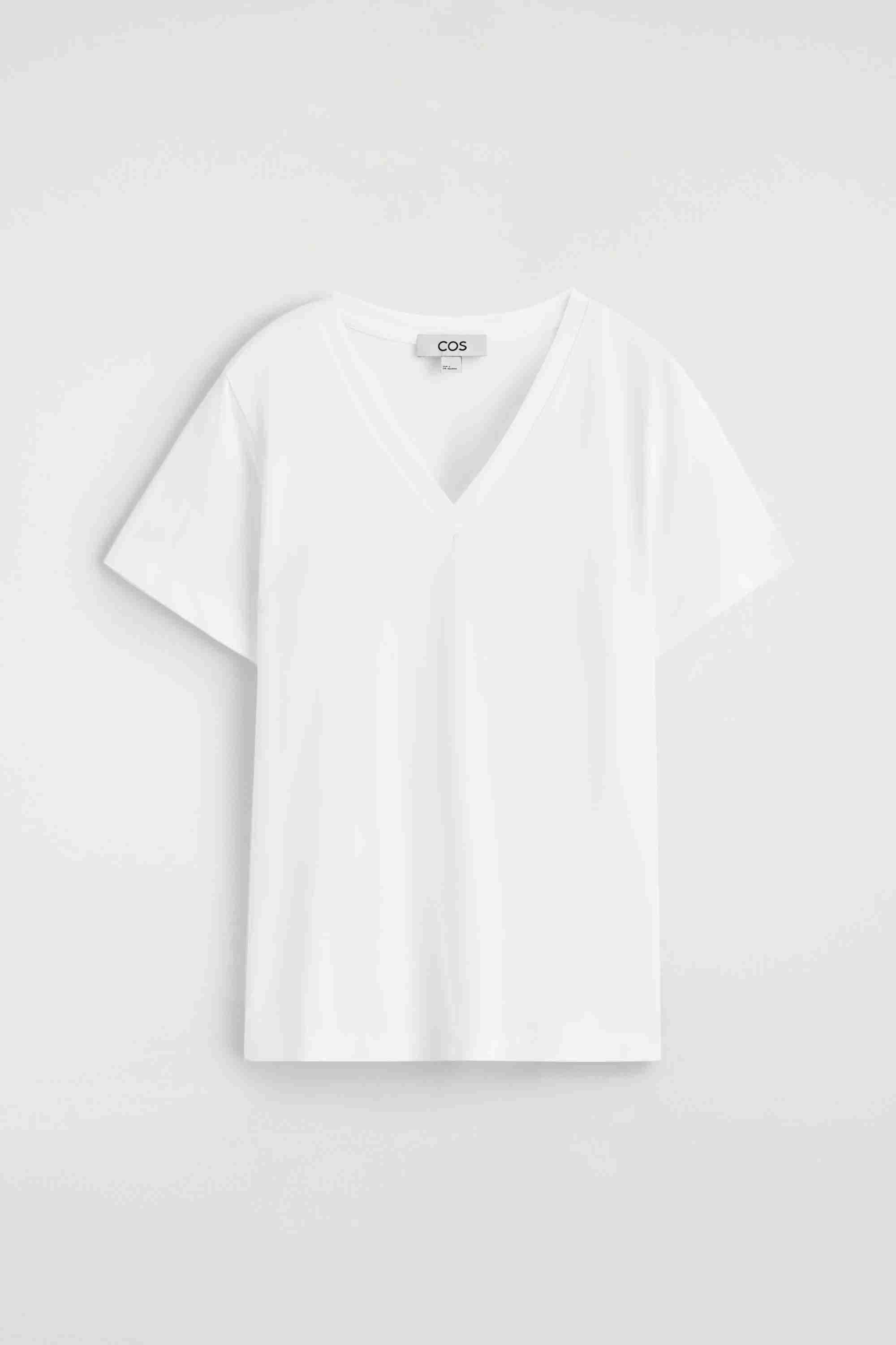 COTTON V-NECK T-SHIRT - 5