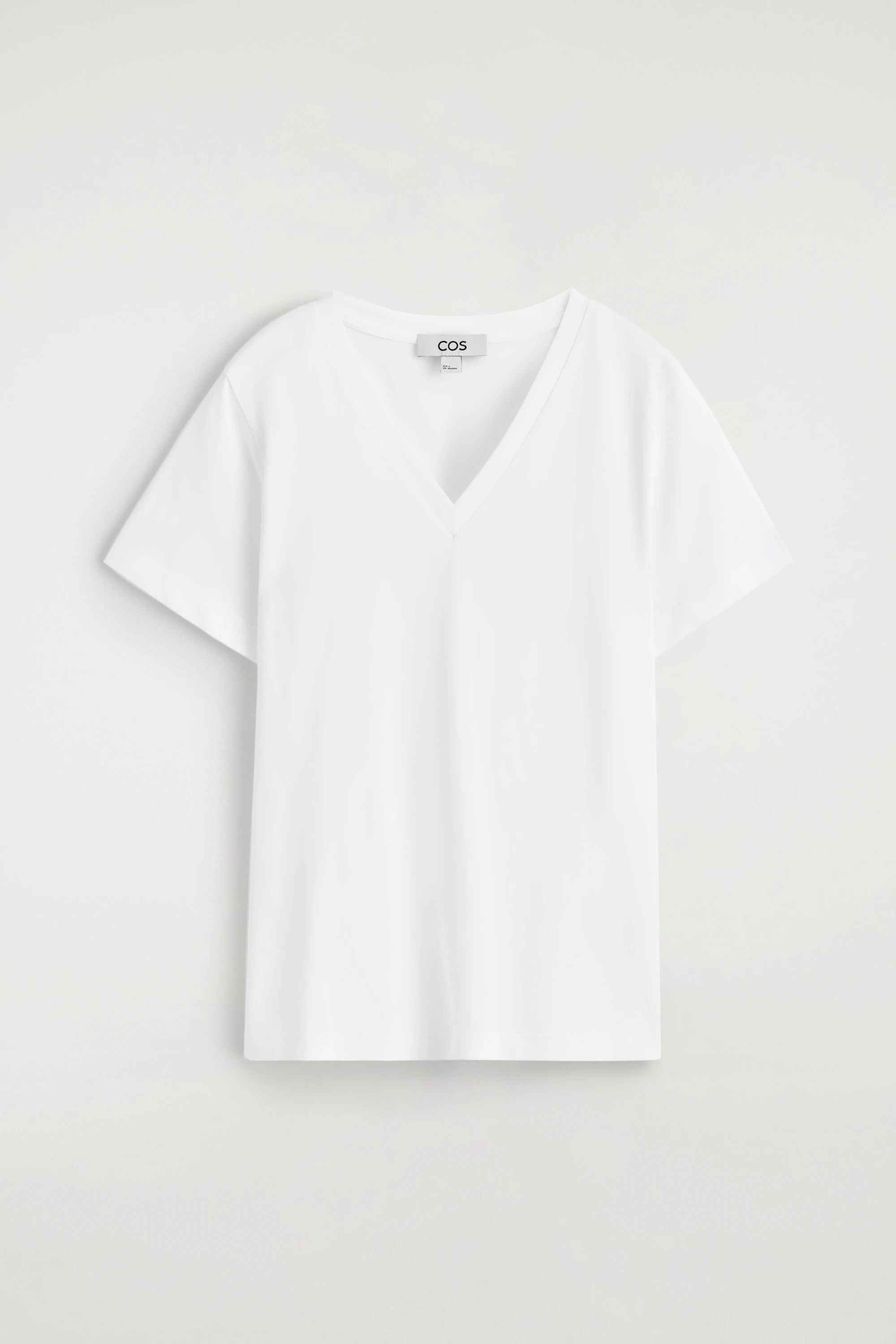 COTTON V-NECK T-SHIRT - 5