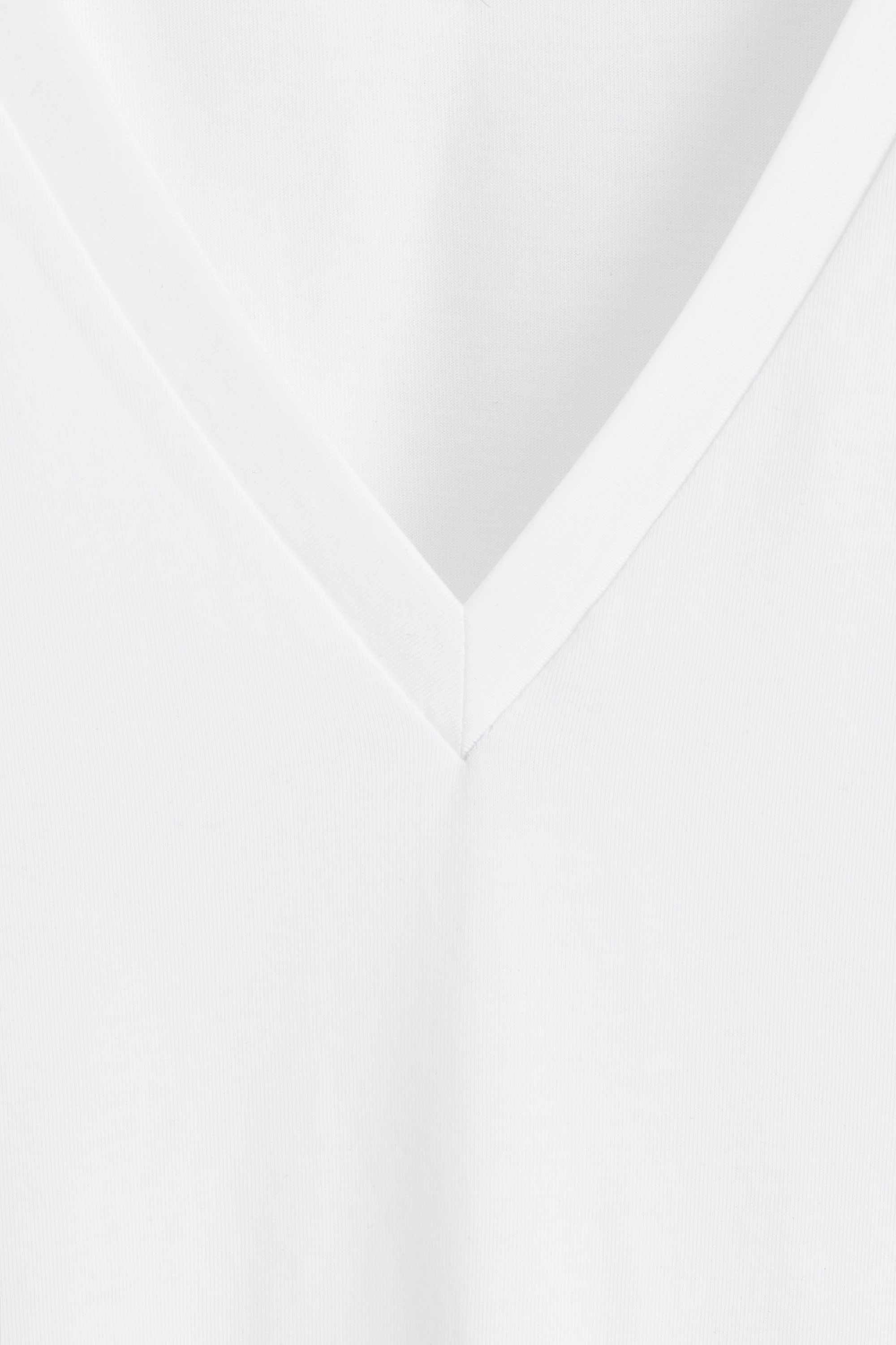 COTTON V-NECK T-SHIRT - 6