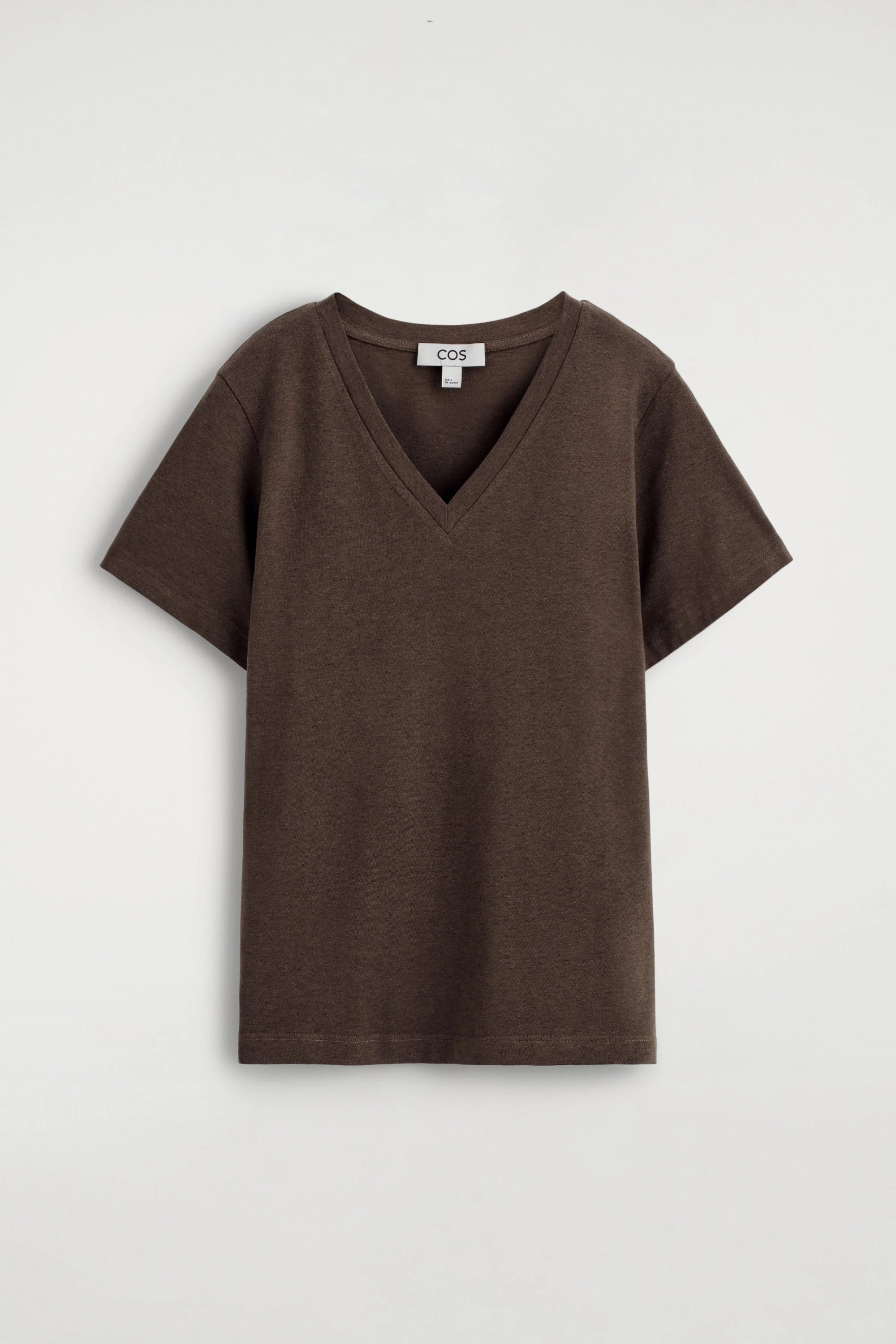 COTTON V-NECK T-SHIRT - 5