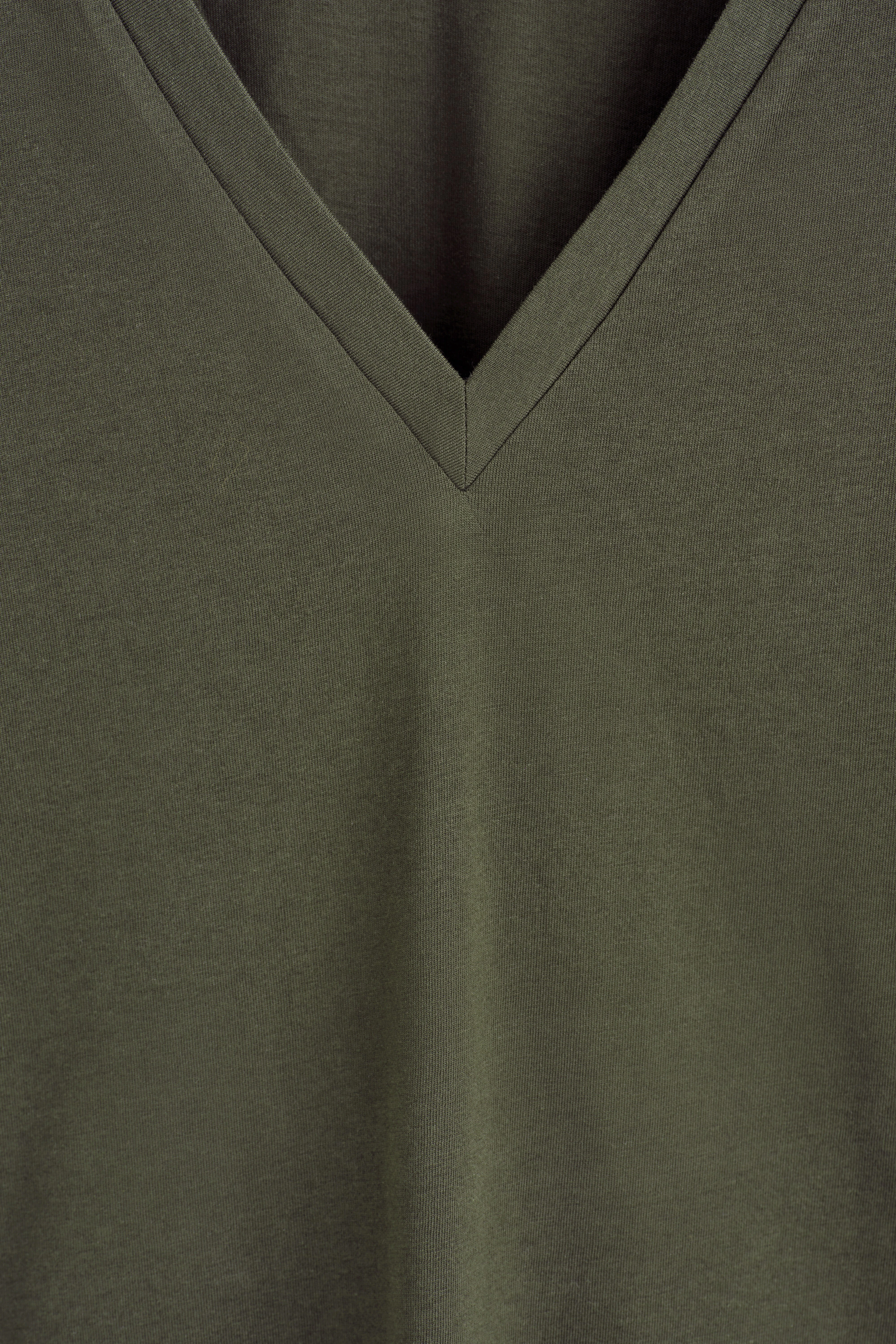 COTTON V-NECK T-SHIRT - 6