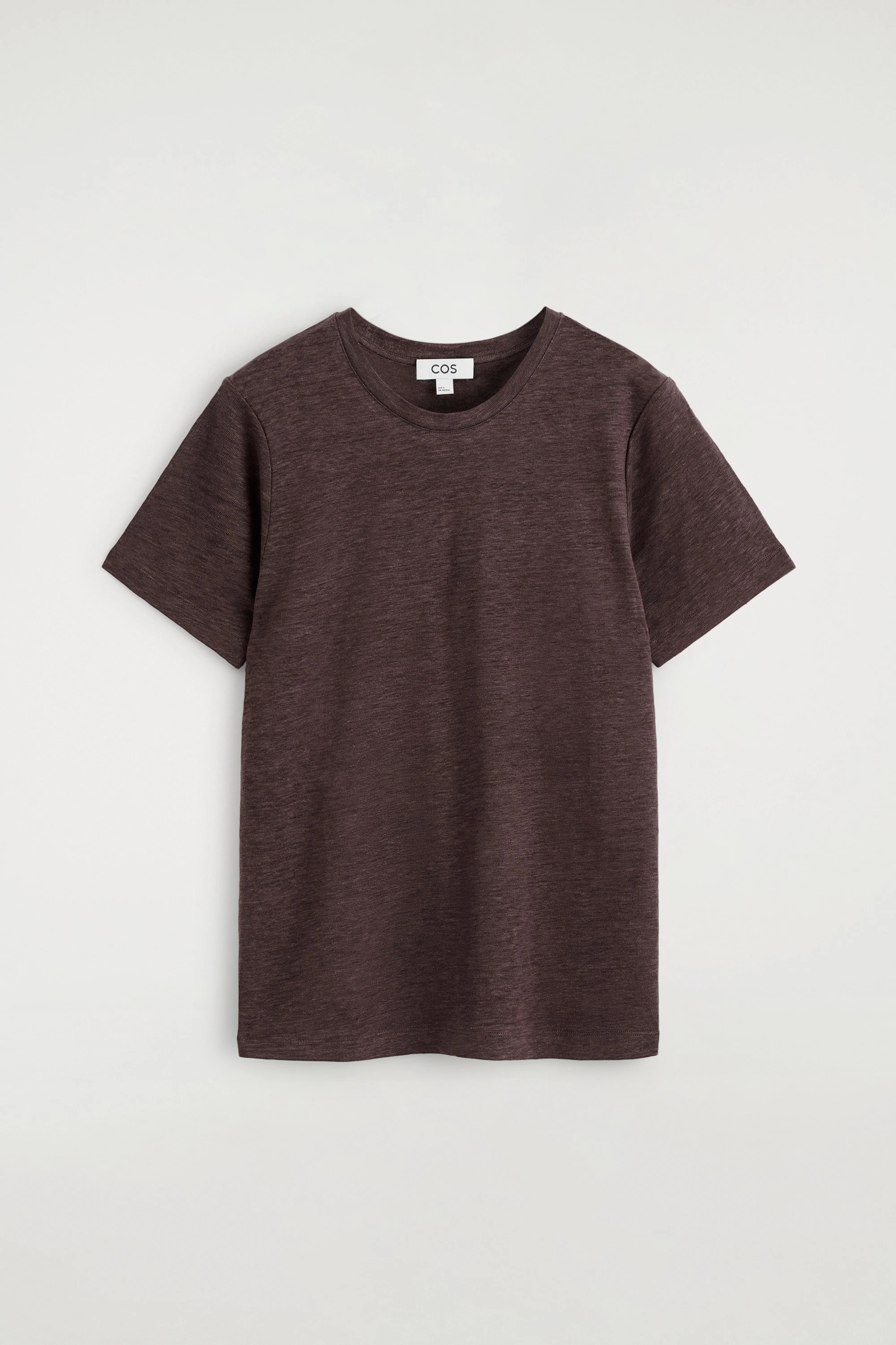 CREW-NECK LINEN T-SHIRT - 5