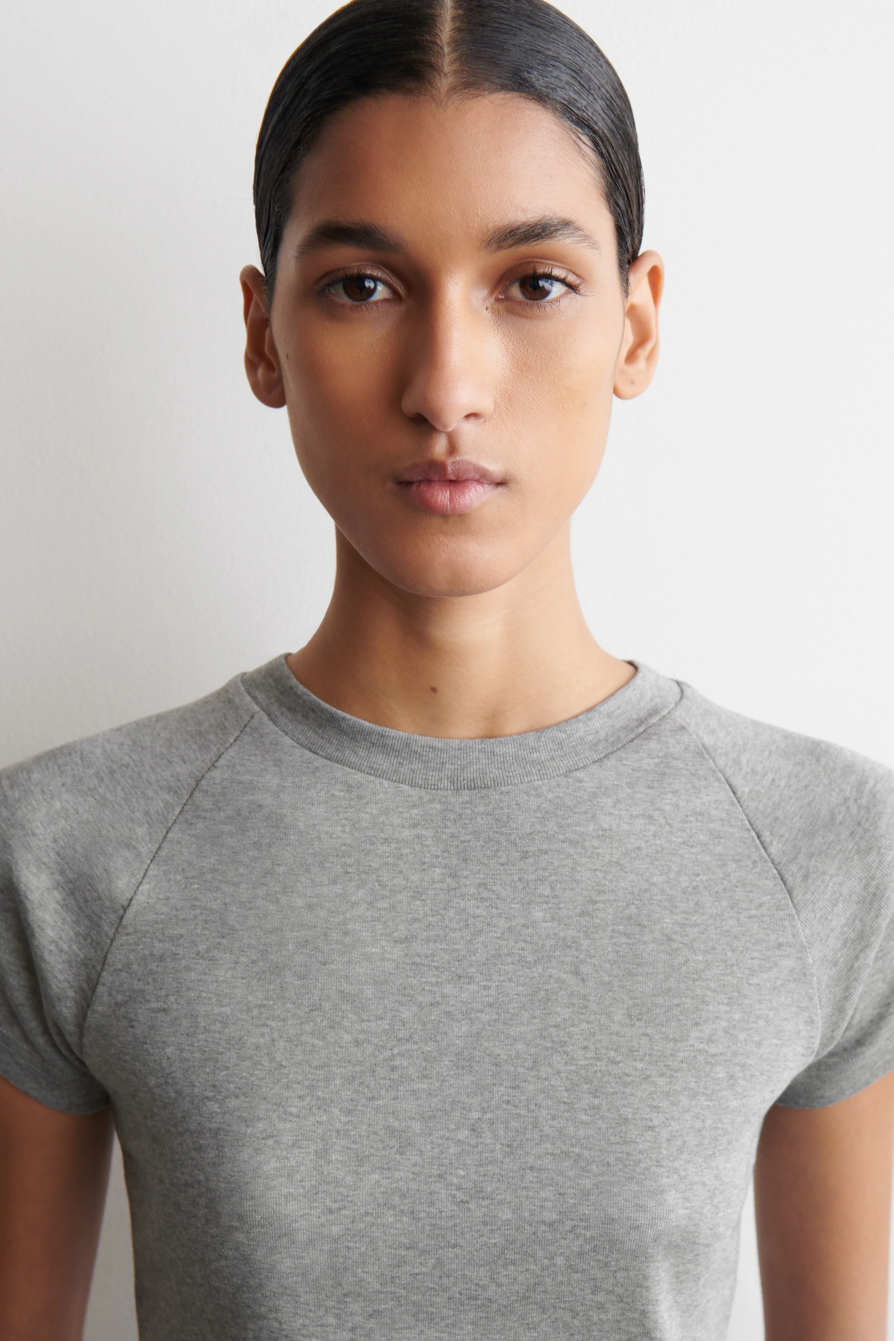 SLIM COTTON RAGLAN T-SHIRT - 4