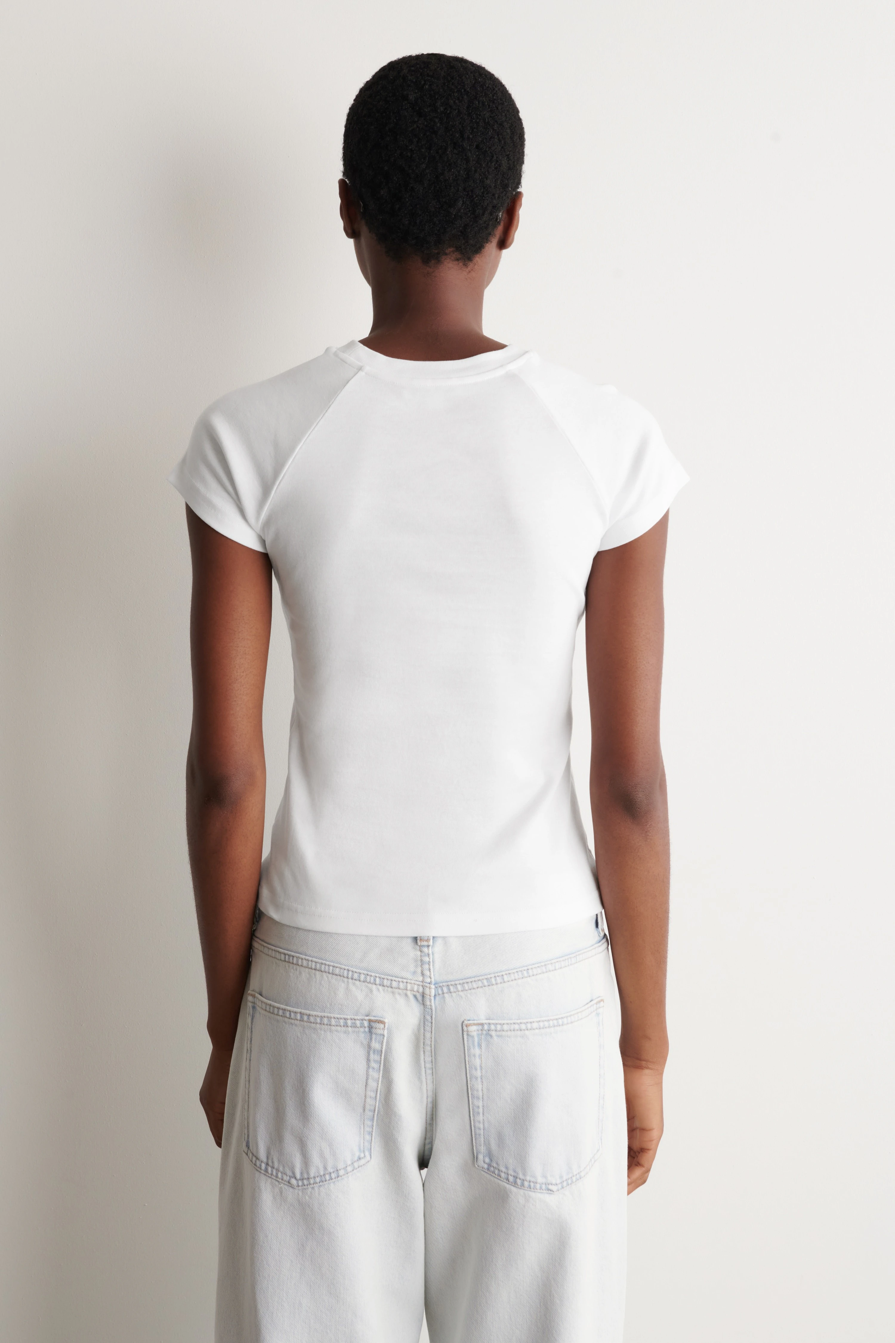 SLIM COTTON RAGLAN T-SHIRT