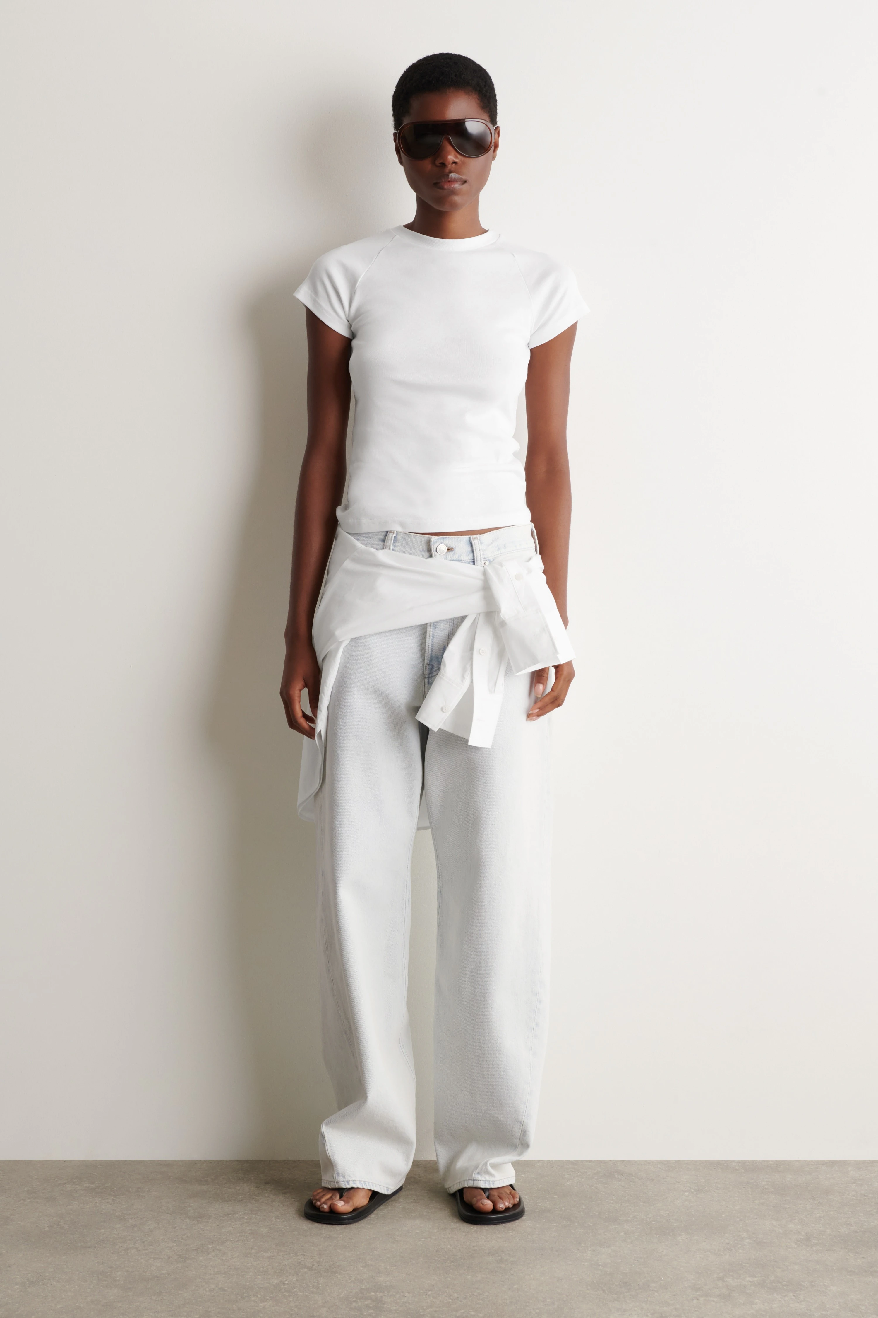 SLIM COTTON RAGLAN T-SHIRT - 3
