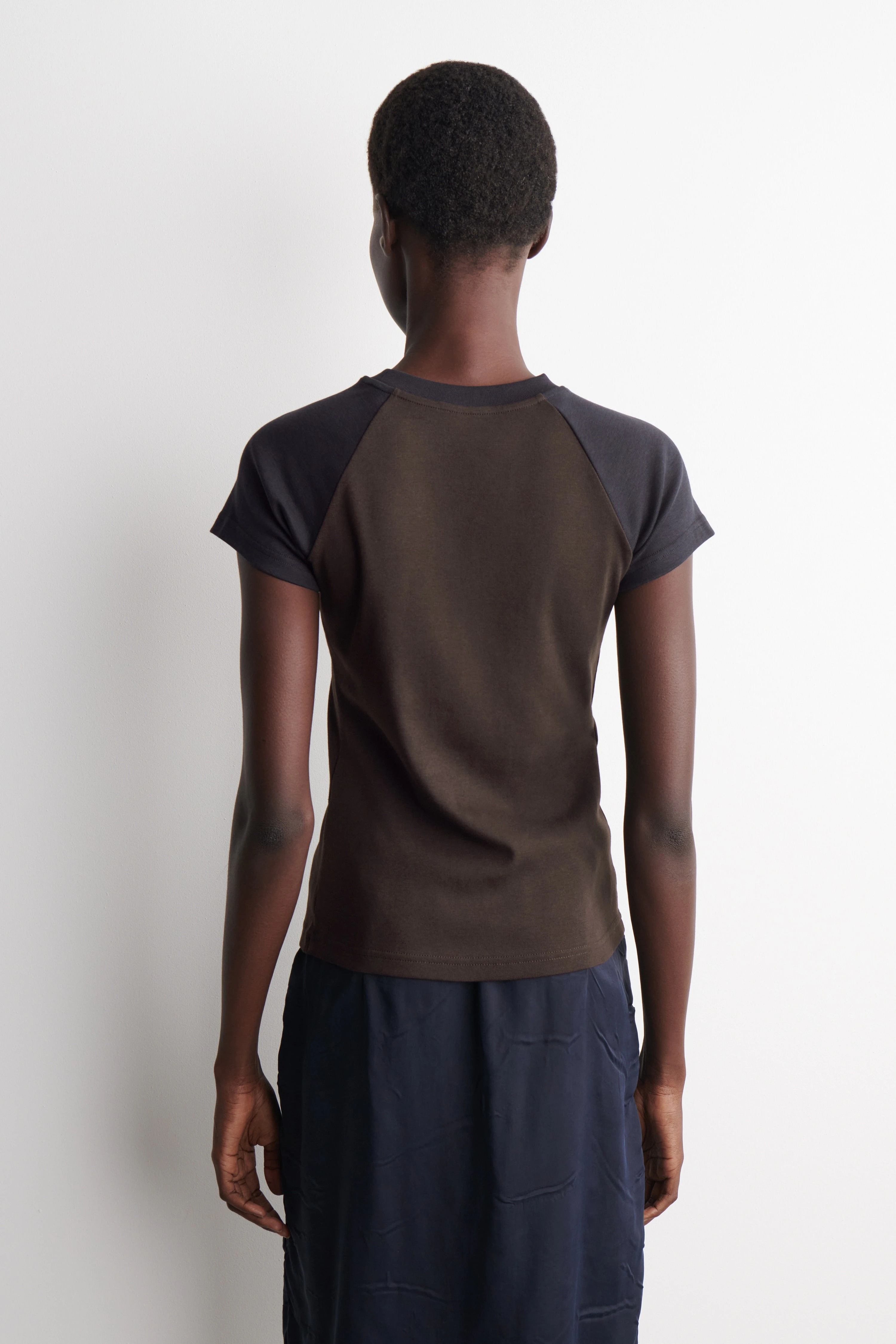 SLIM COTTON RAGLAN T-SHIRT - 2