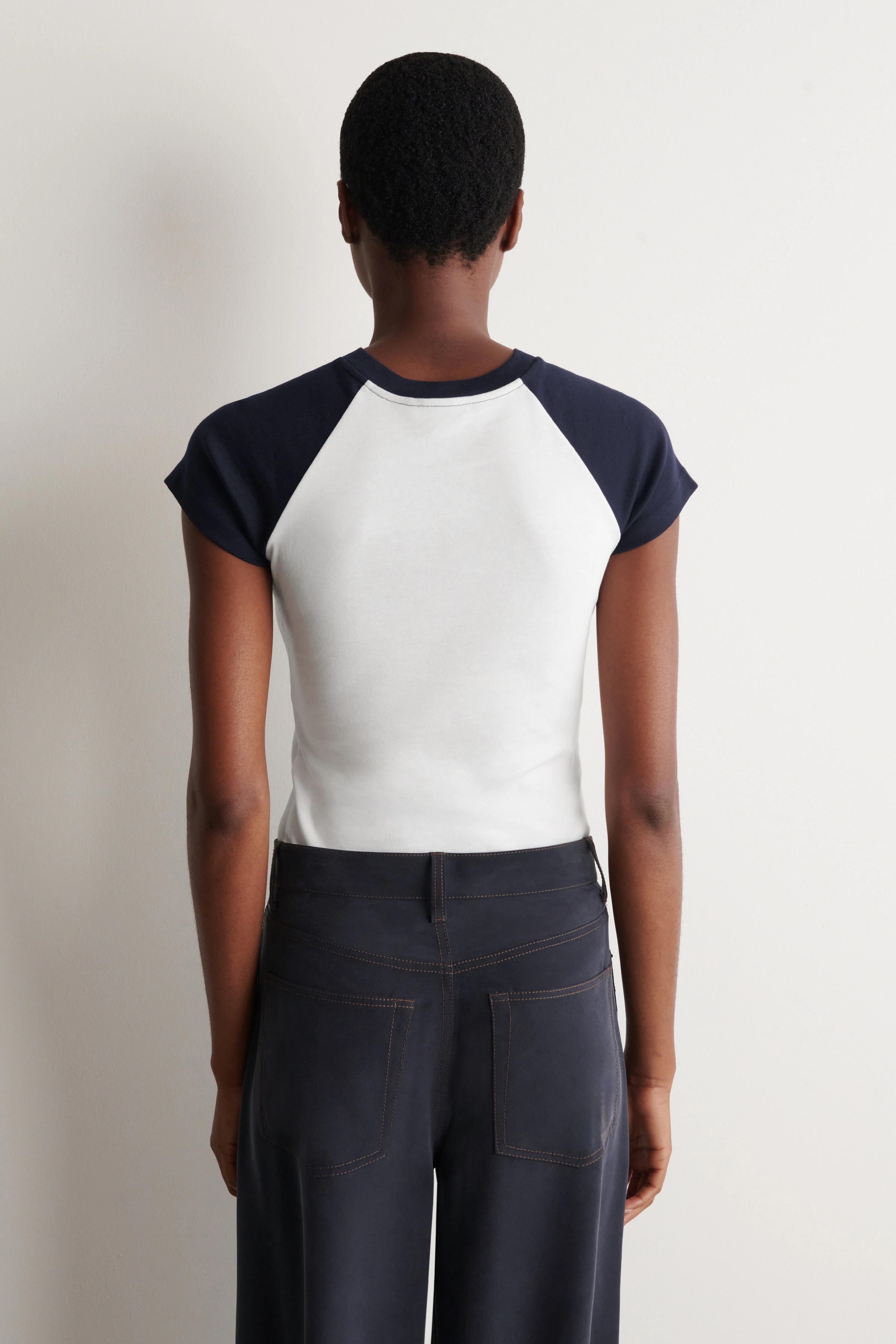 SLIM COTTON RAGLAN T-SHIRT