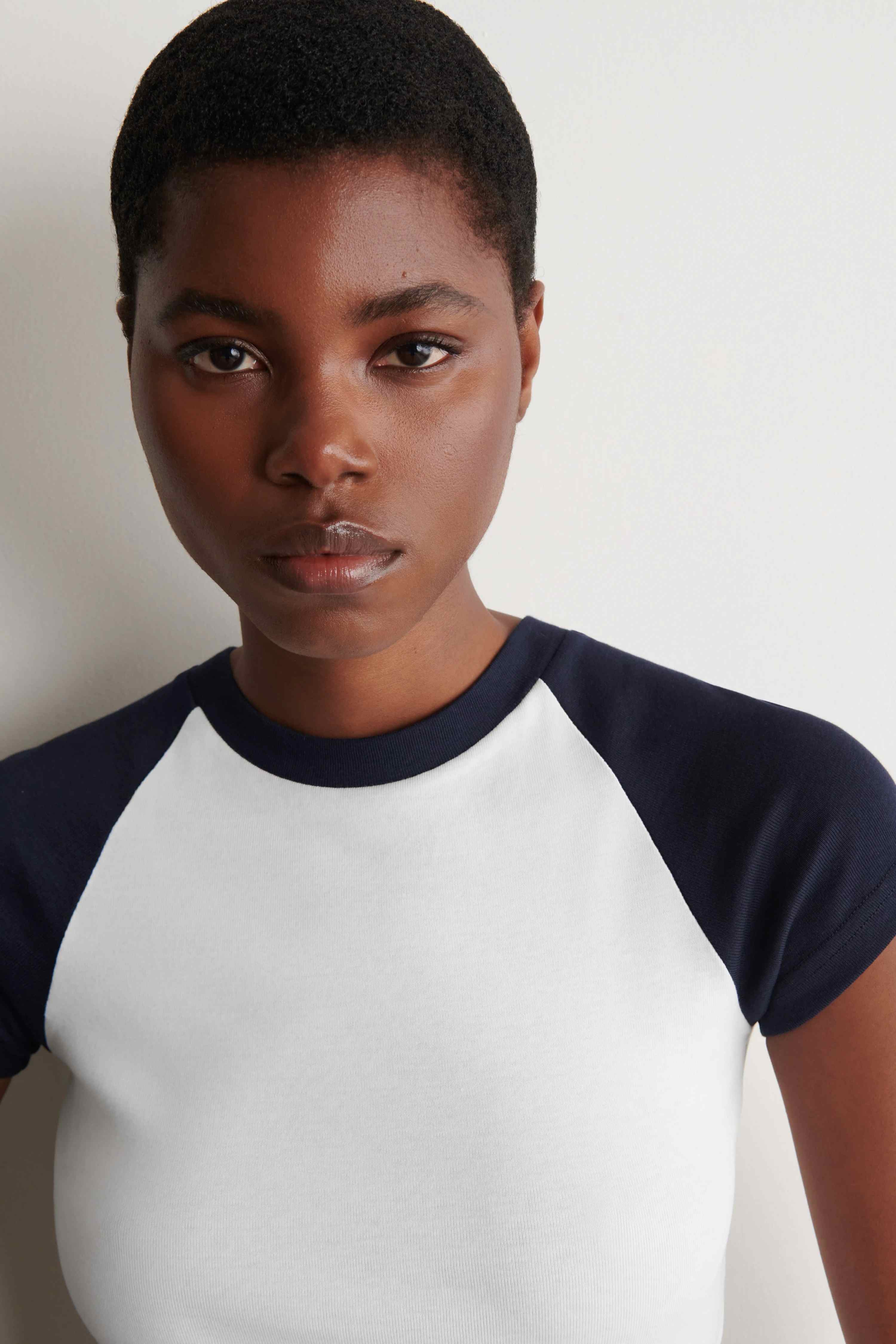 SLIM COTTON RAGLAN T-SHIRT - 5