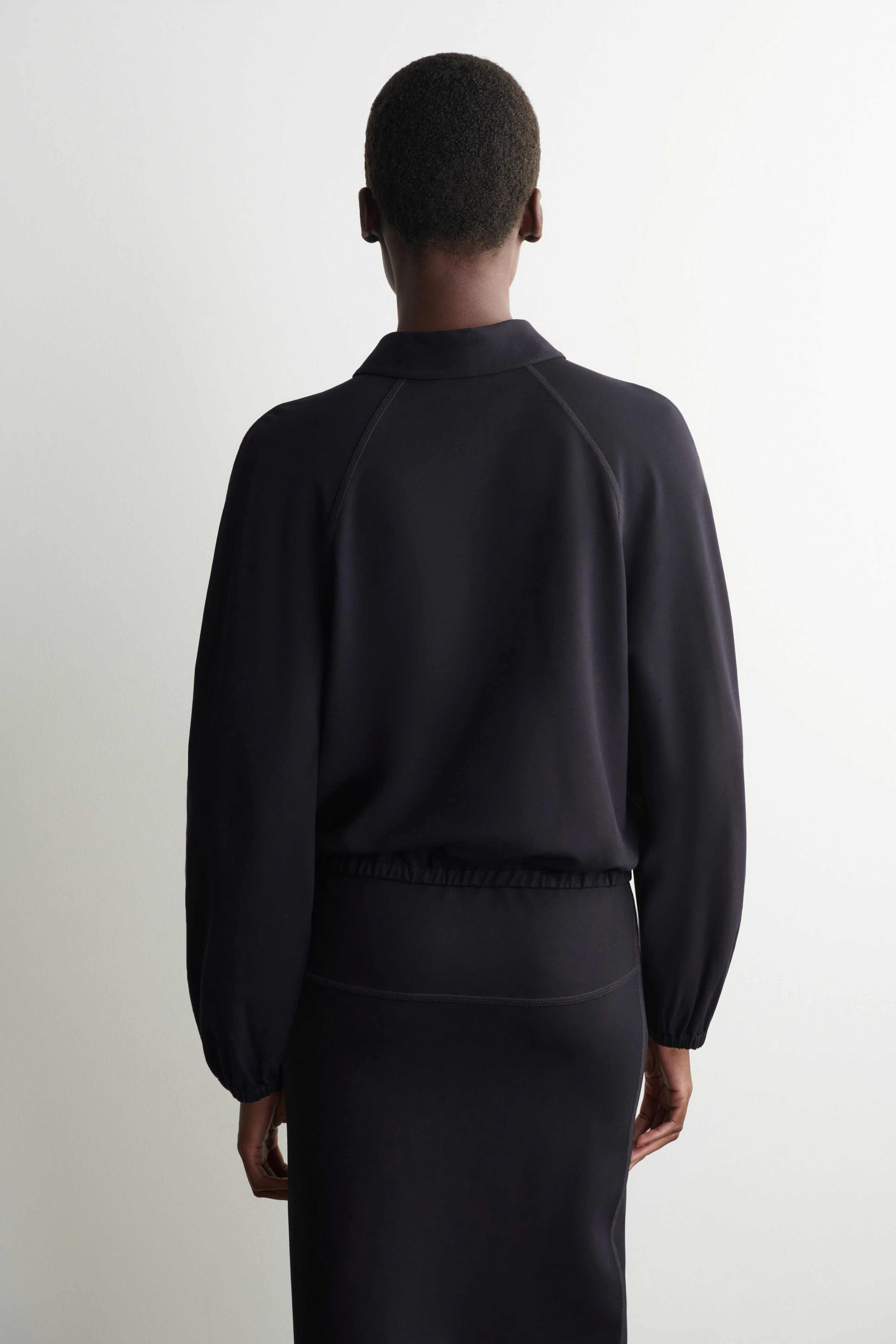 ZIPPED BLOUSON JACKET - 2