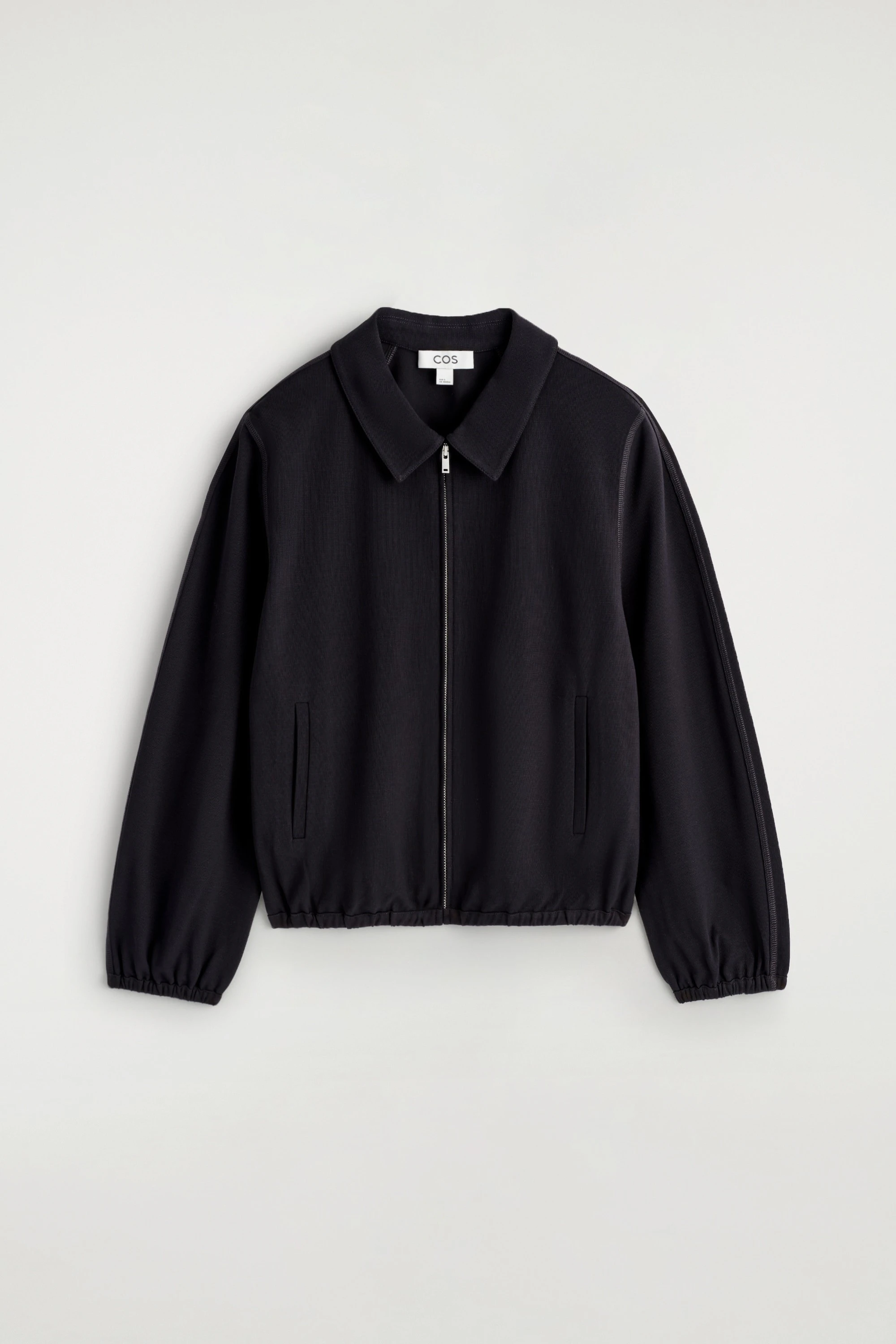 ZIPPED BLOUSON JACKET - 6