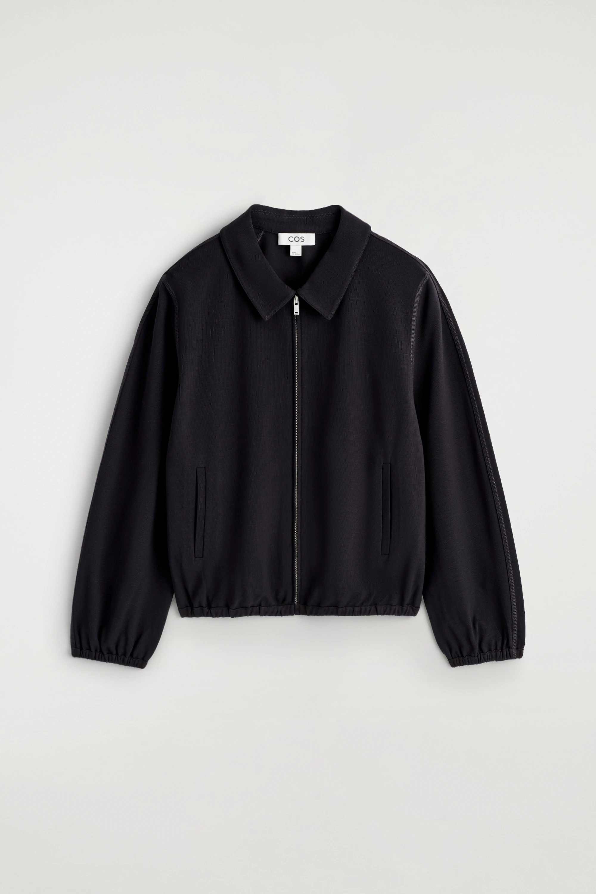 ZIPPED BLOUSON JACKET - 6