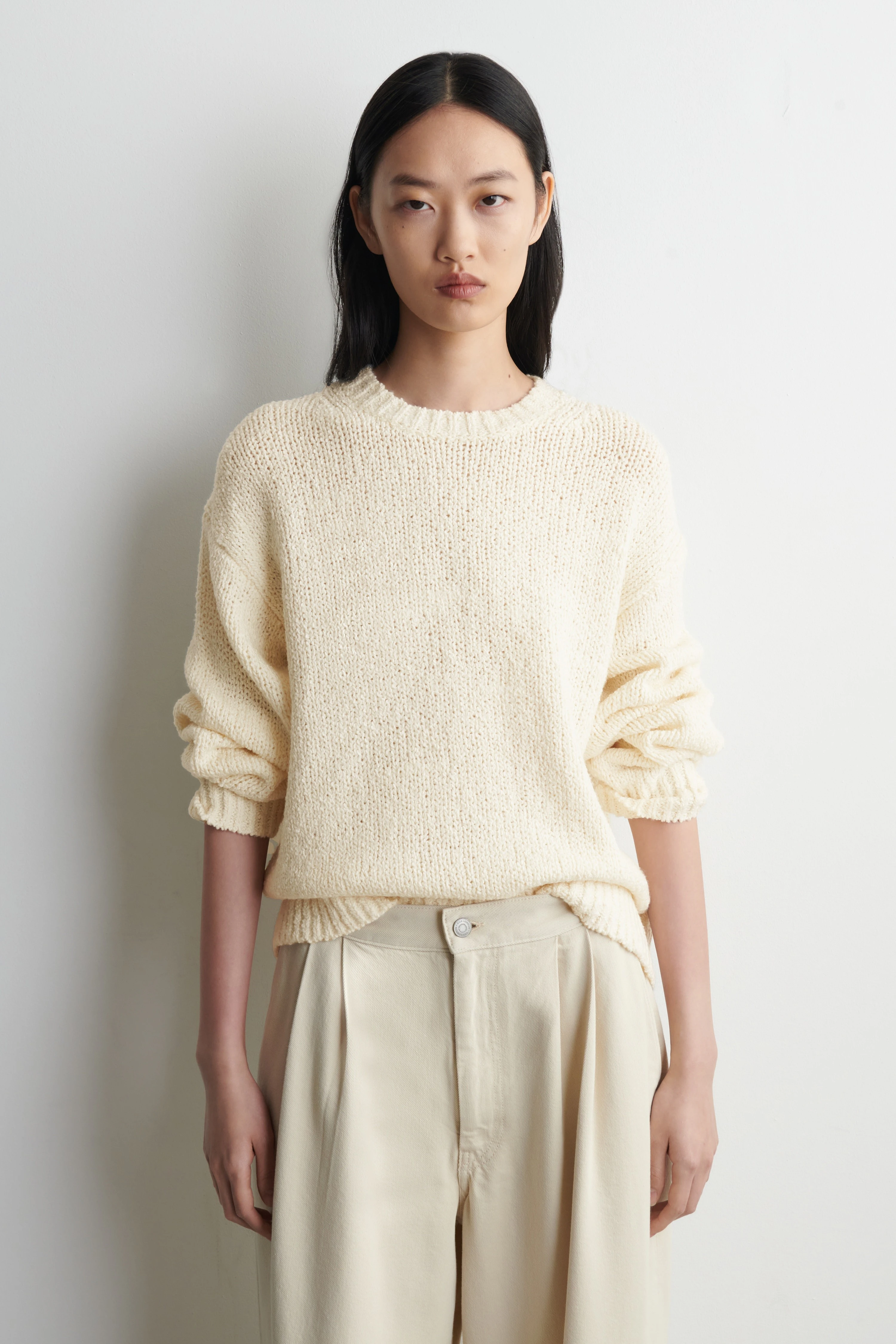 CHUNKY WOOL JUMPER - 1