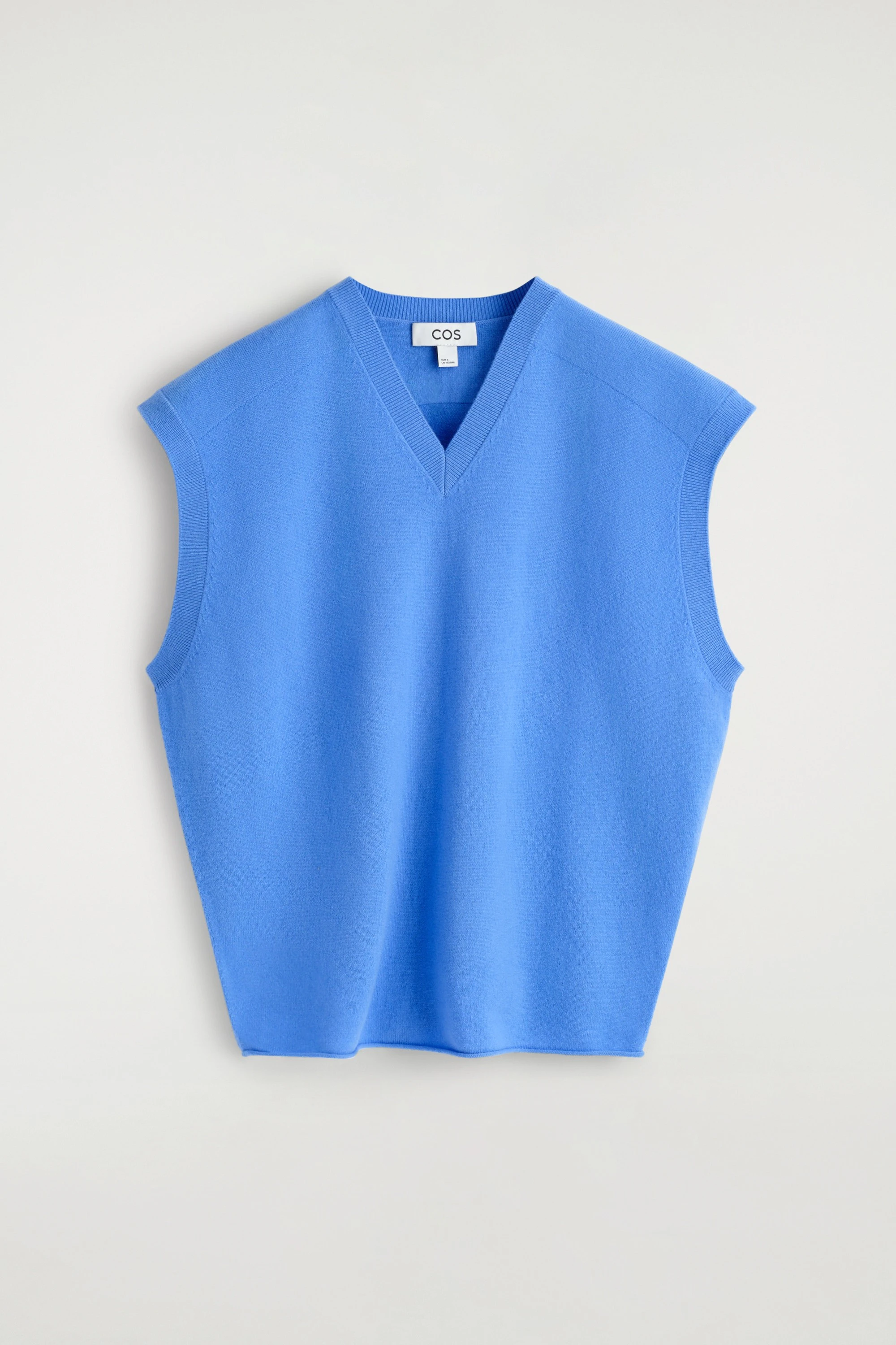 MERINO WOOL V-NECK VEST - 6