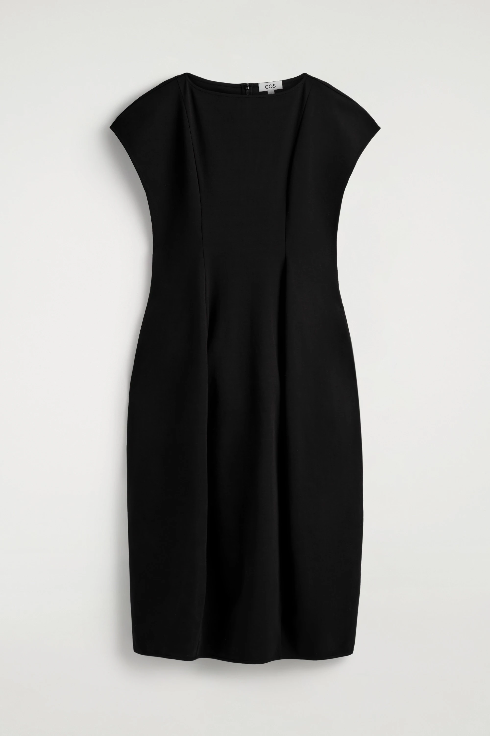 SCULPTURAL JERSEY MIDI DRESS - 5