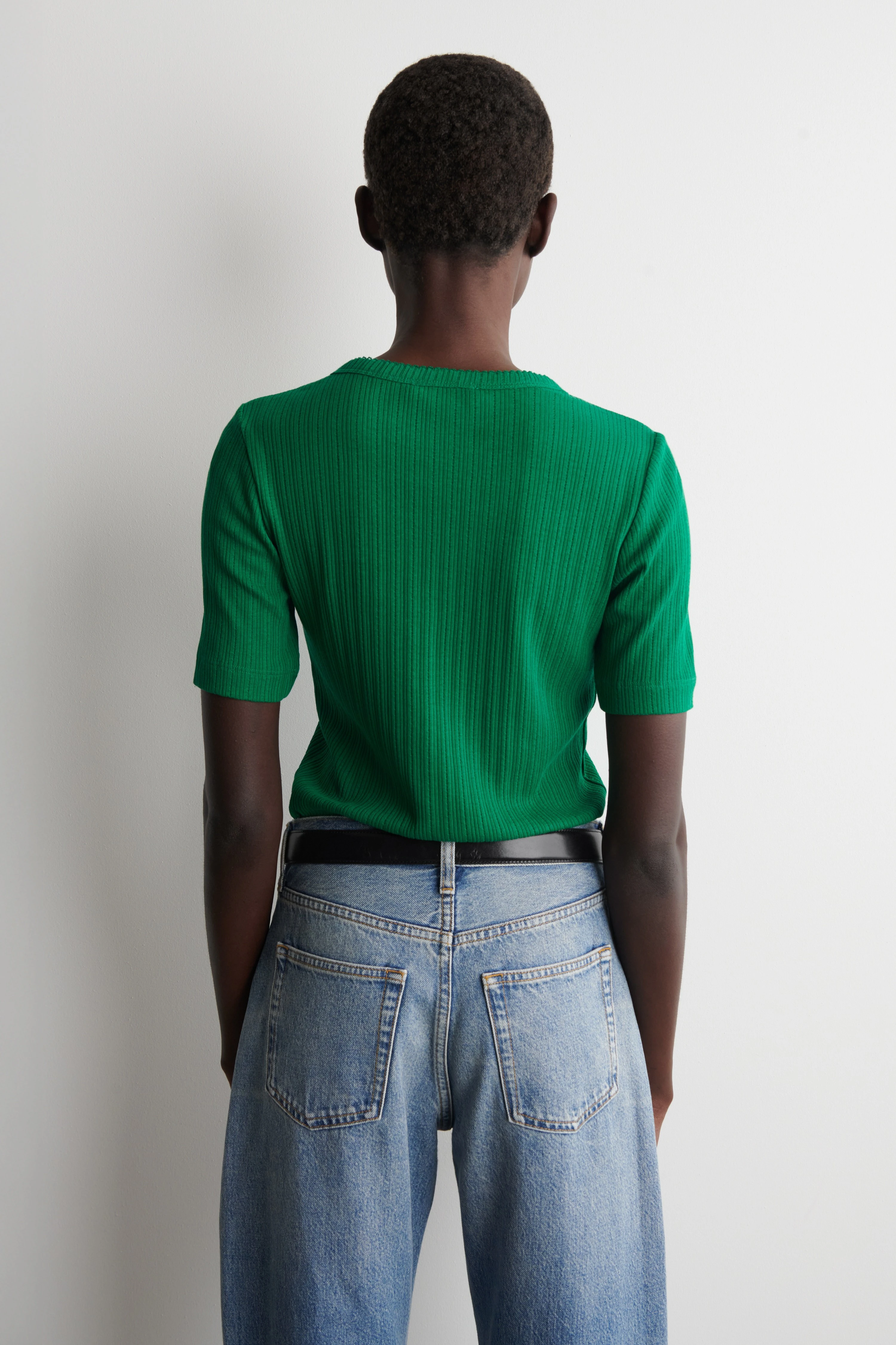 POINTELLE-KNIT SHORT-SLEEVED CARDIGAN