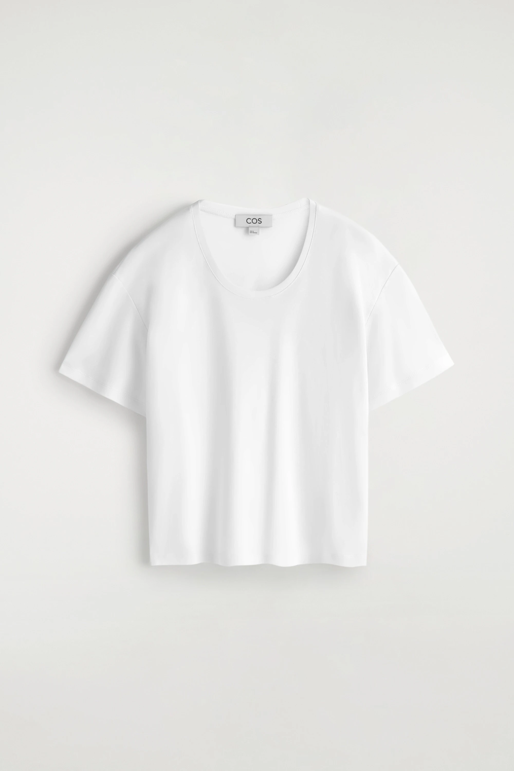 SCOOP-NECK COTTON T-SHIRT - 6