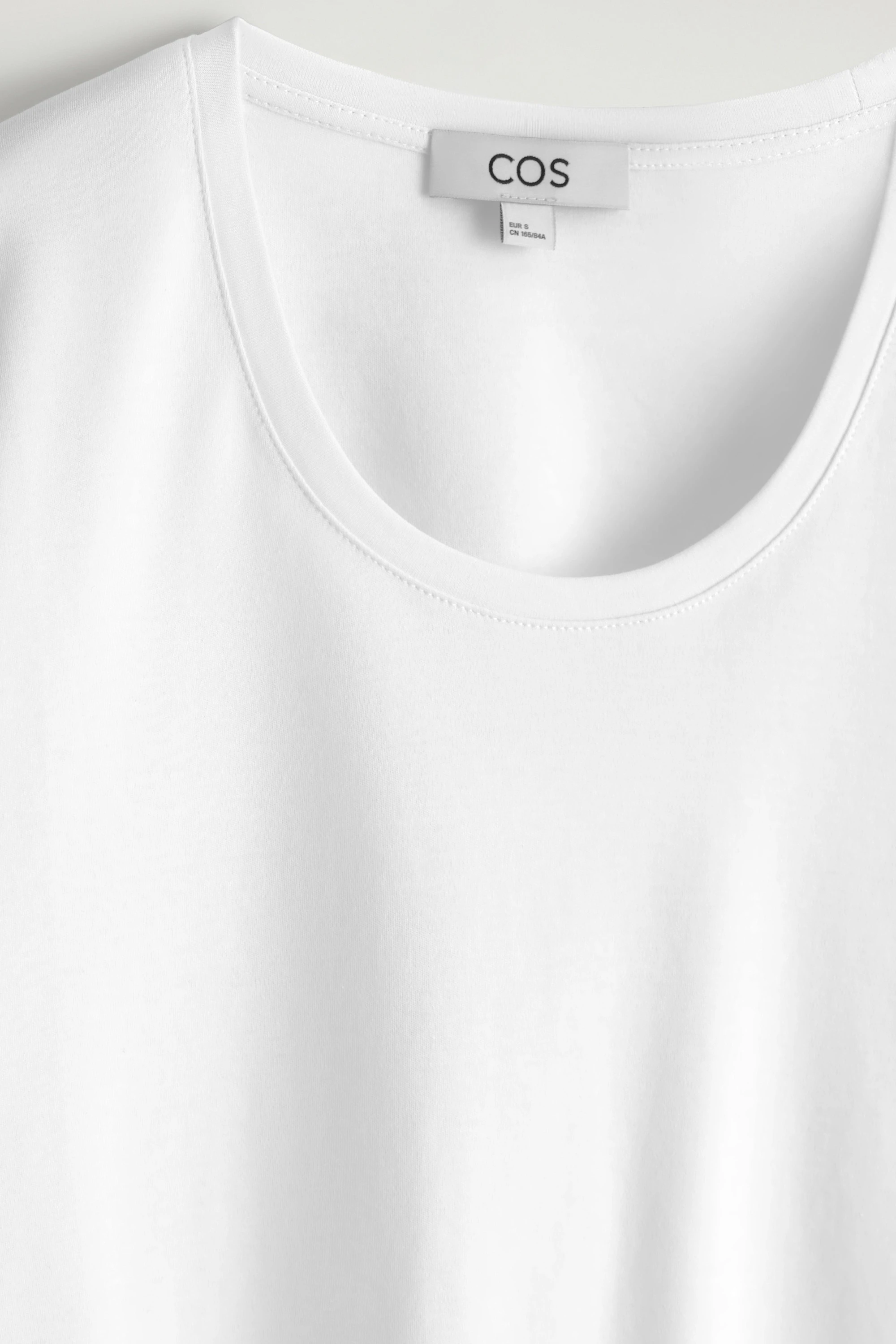 SCOOP-NECK COTTON T-SHIRT - 7