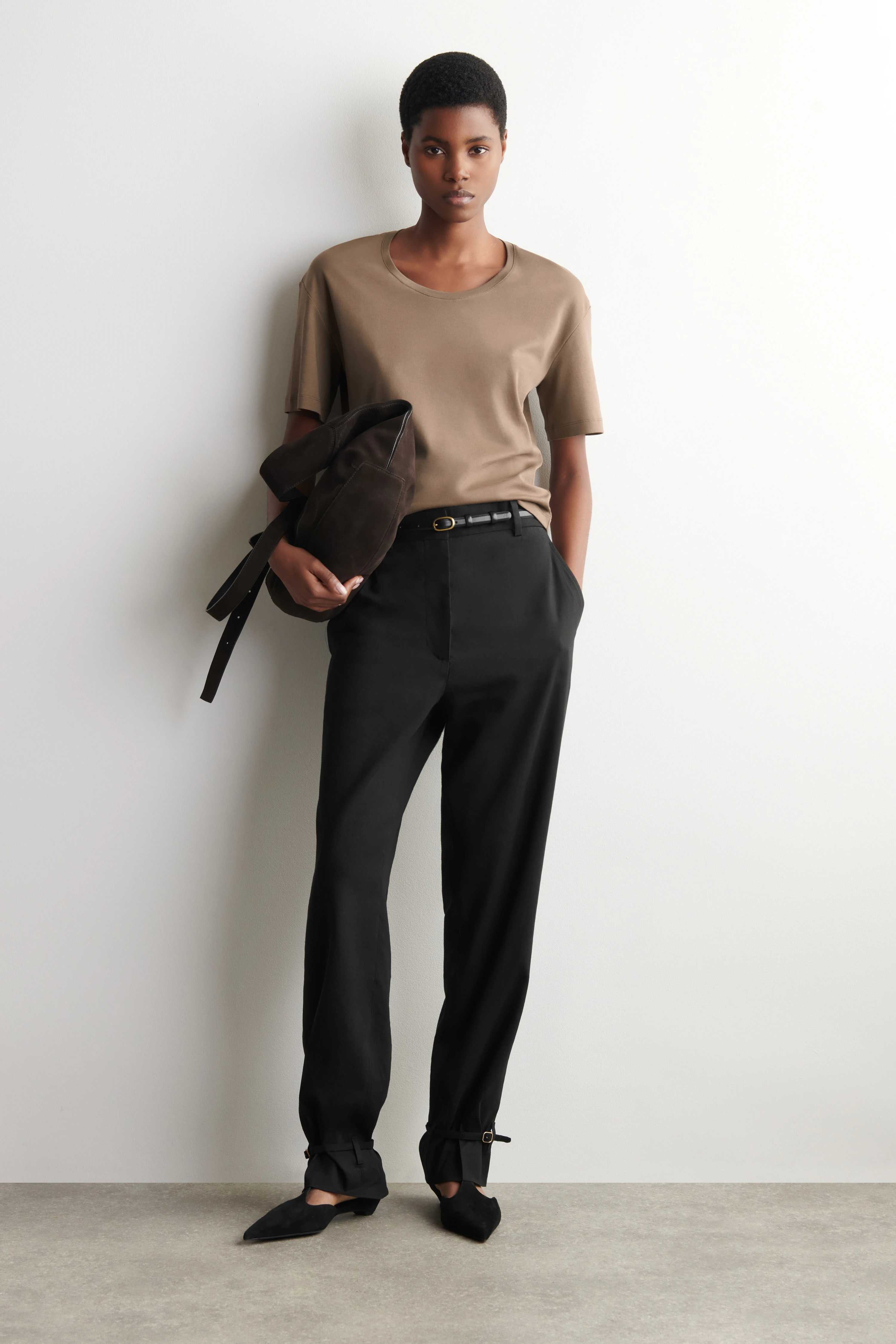 SCOOP-NECK COTTON T-SHIRT - 3