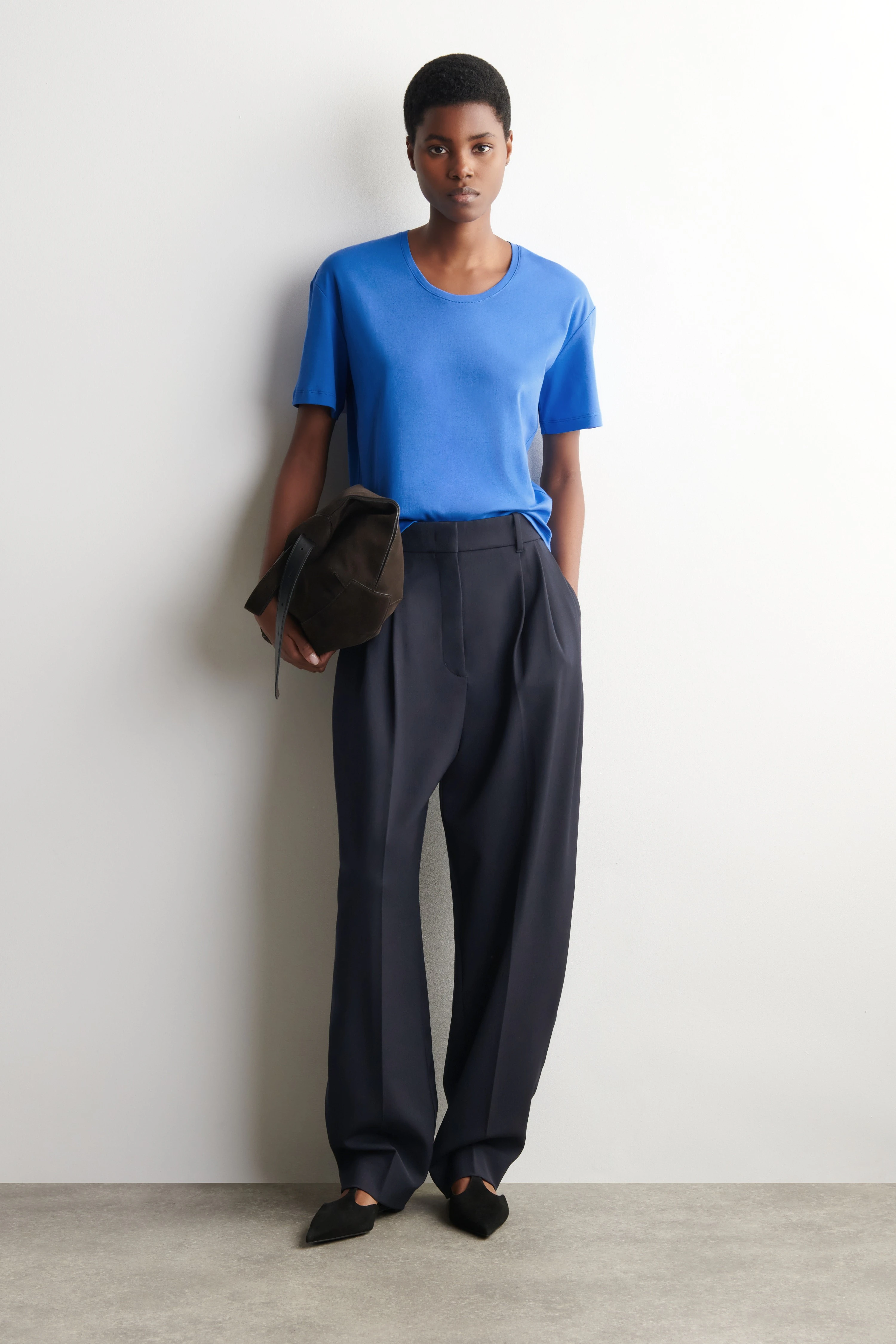 SCOOP-NECK COTTON T-SHIRT - 3