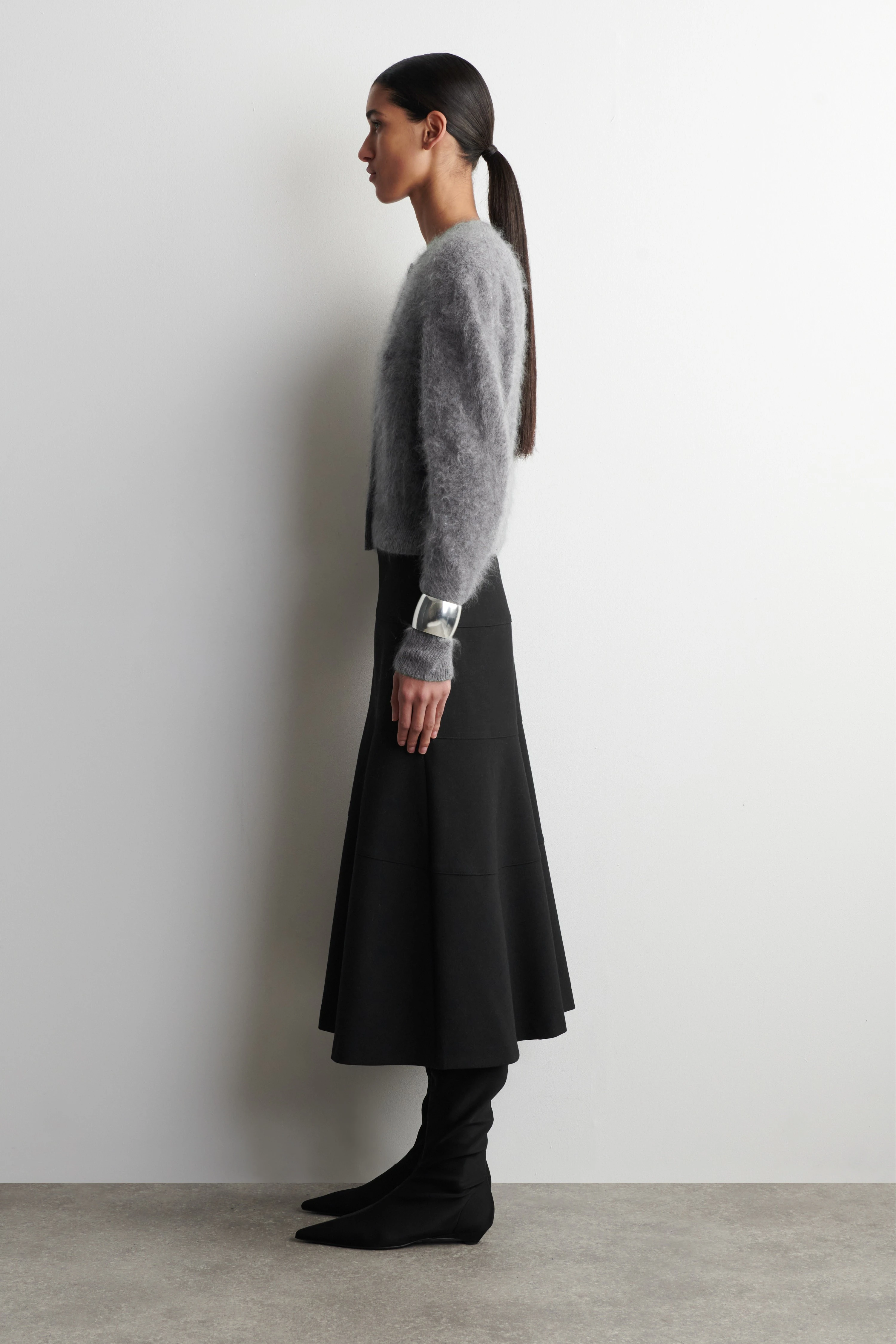 BRUSHED MERINO WOOL CARDIGAN - 3