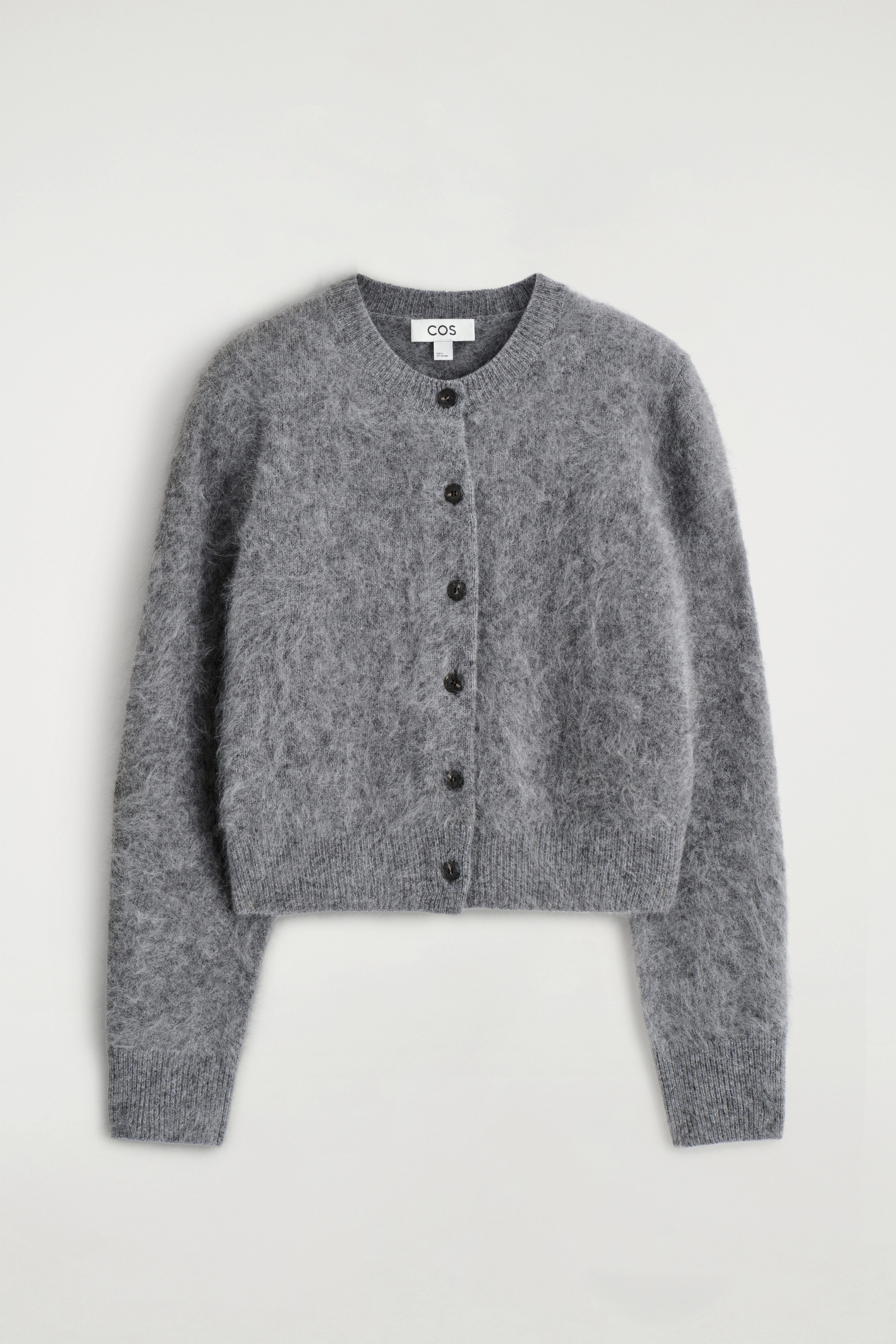 BRUSHED MERINO WOOL CARDIGAN - 5