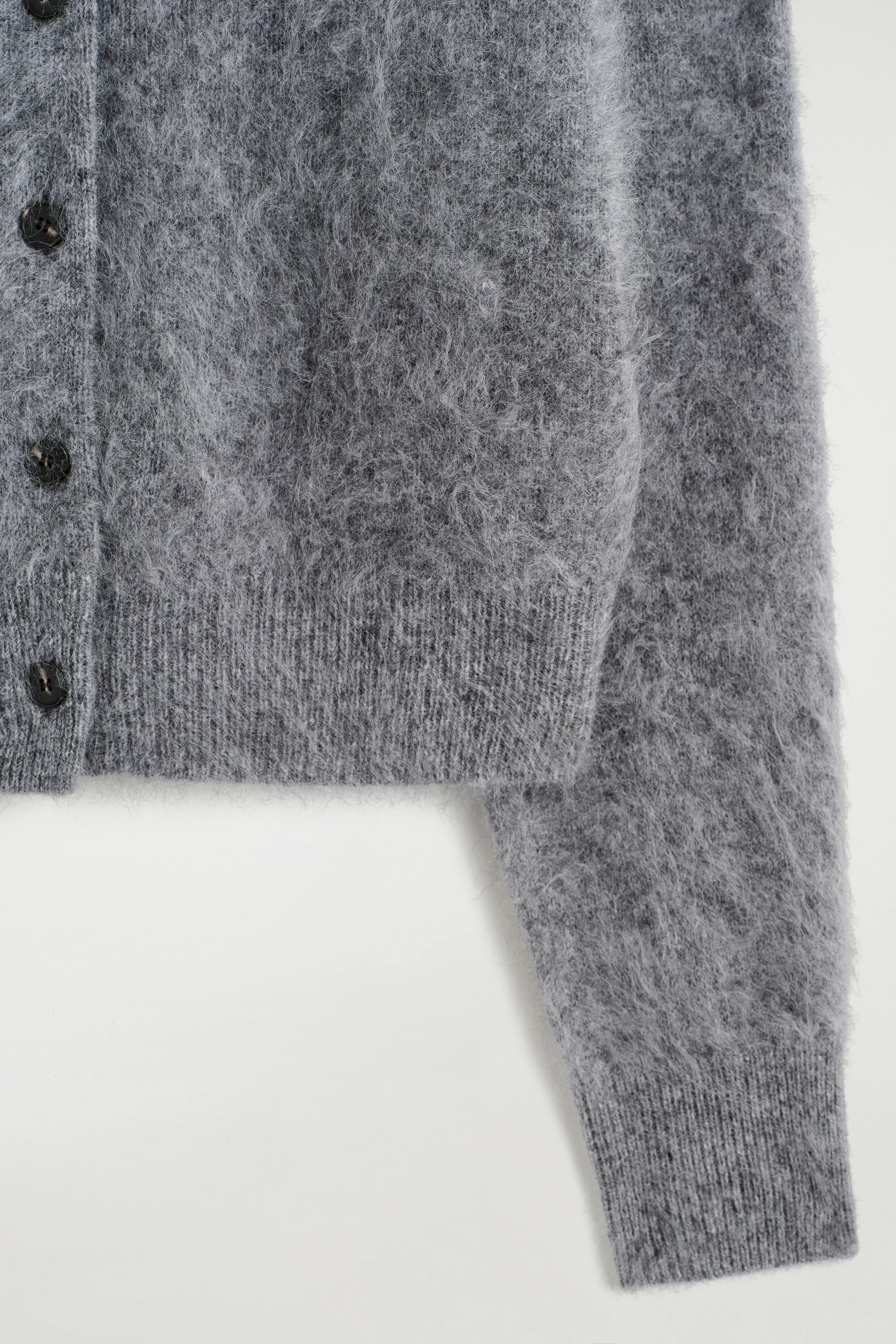 BRUSHED MERINO WOOL CARDIGAN - 6