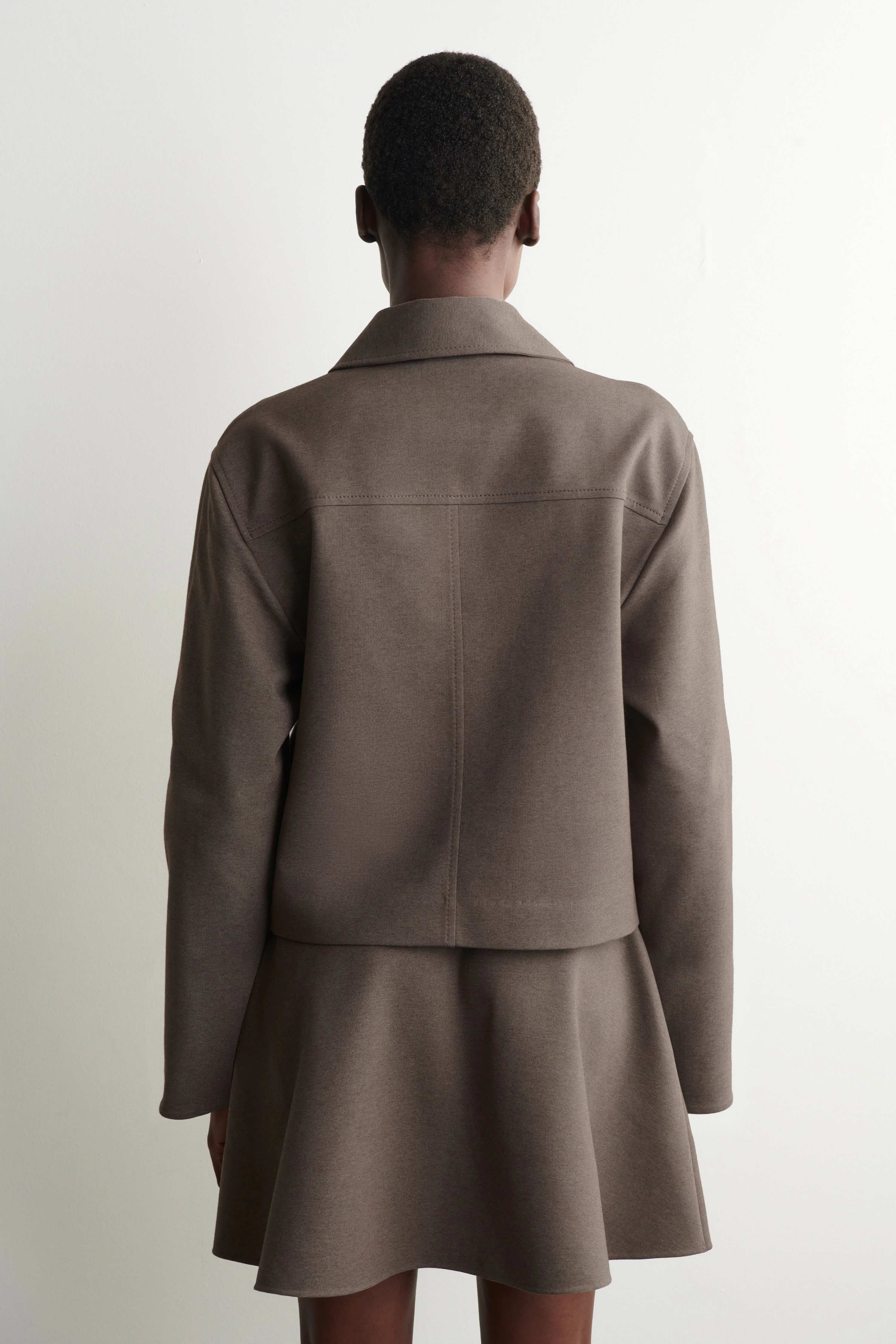 ROUNDED JERSEY JACKET - 2
