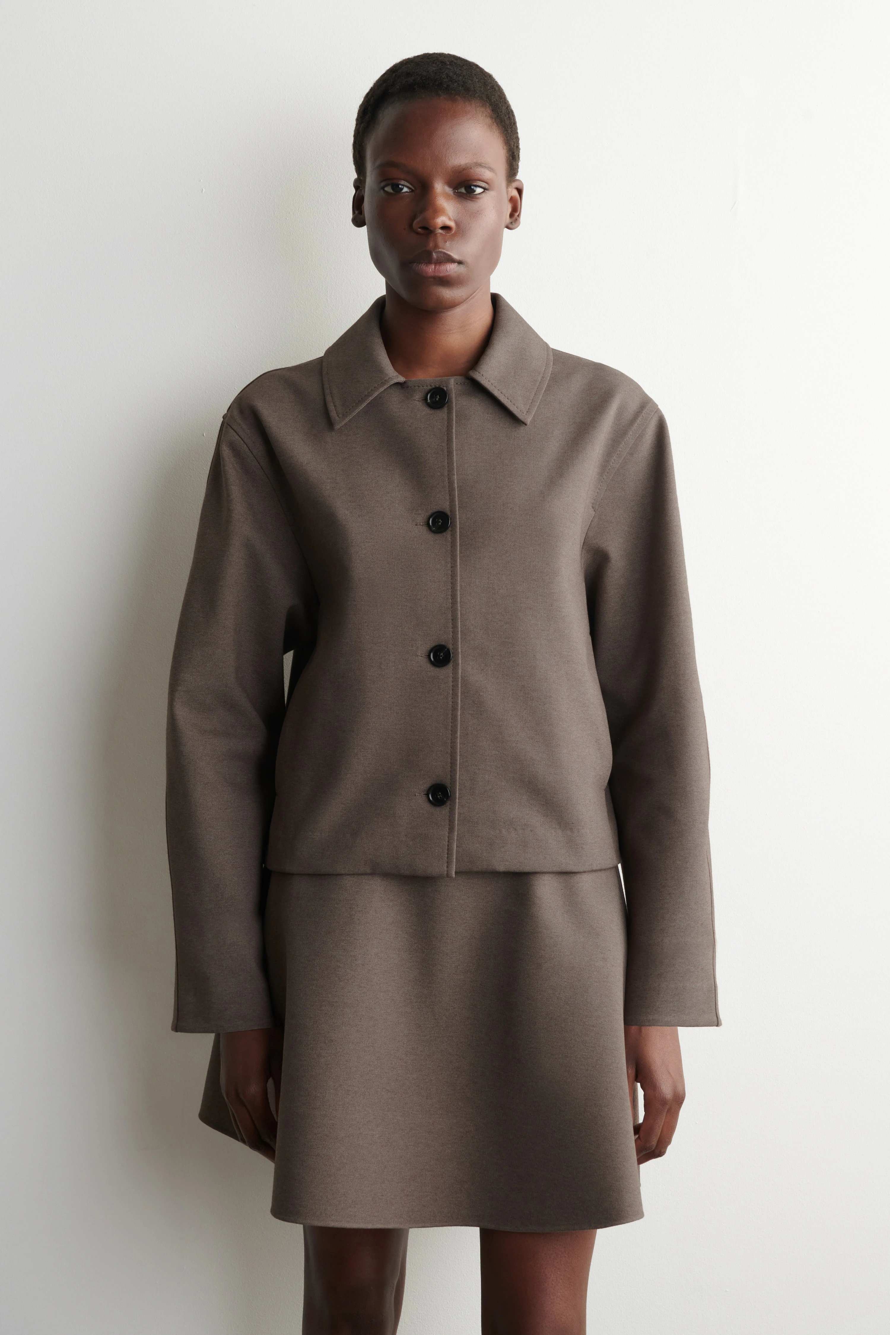ROUNDED JERSEY JACKET - 3