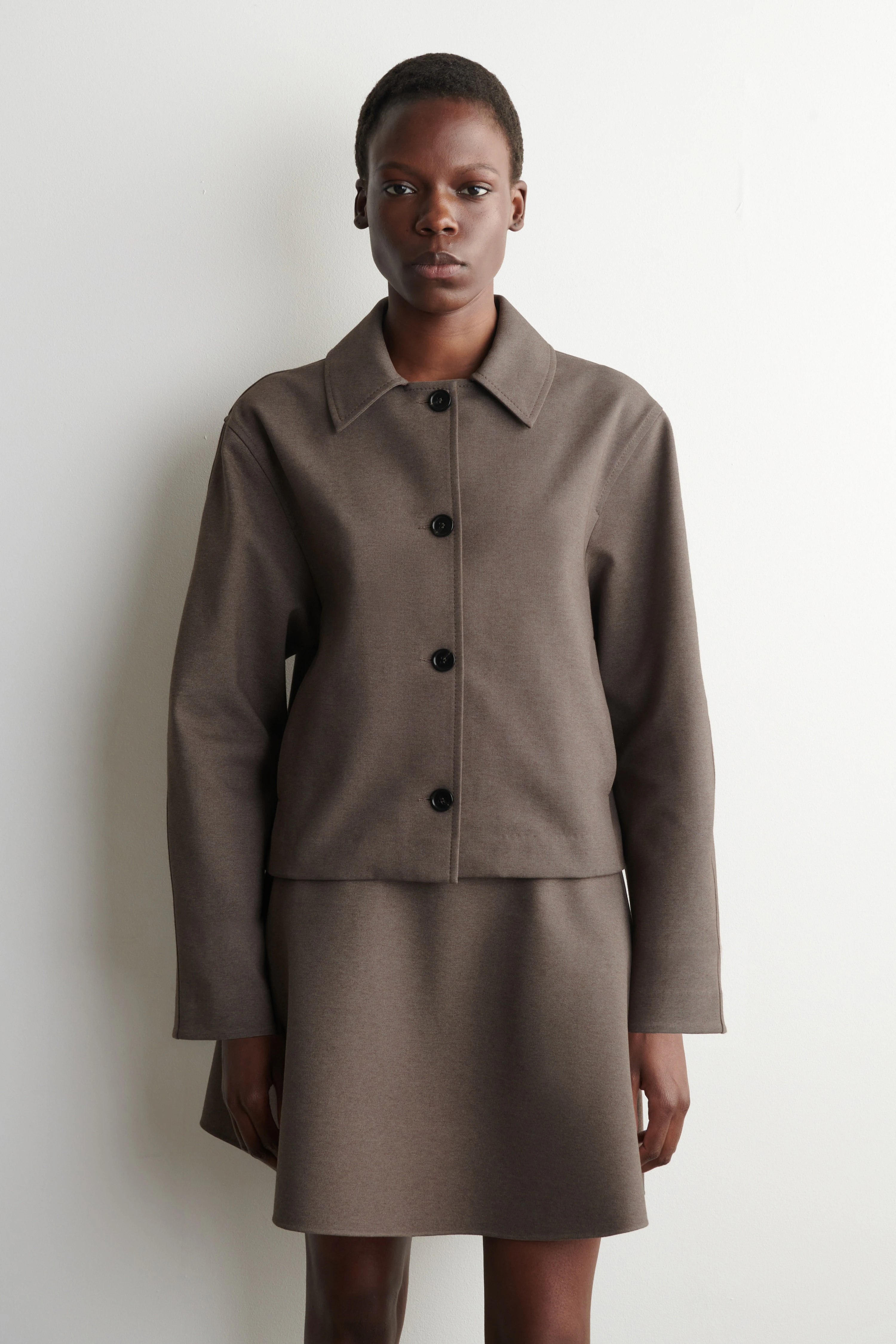 ROUNDED JERSEY JACKET - 3