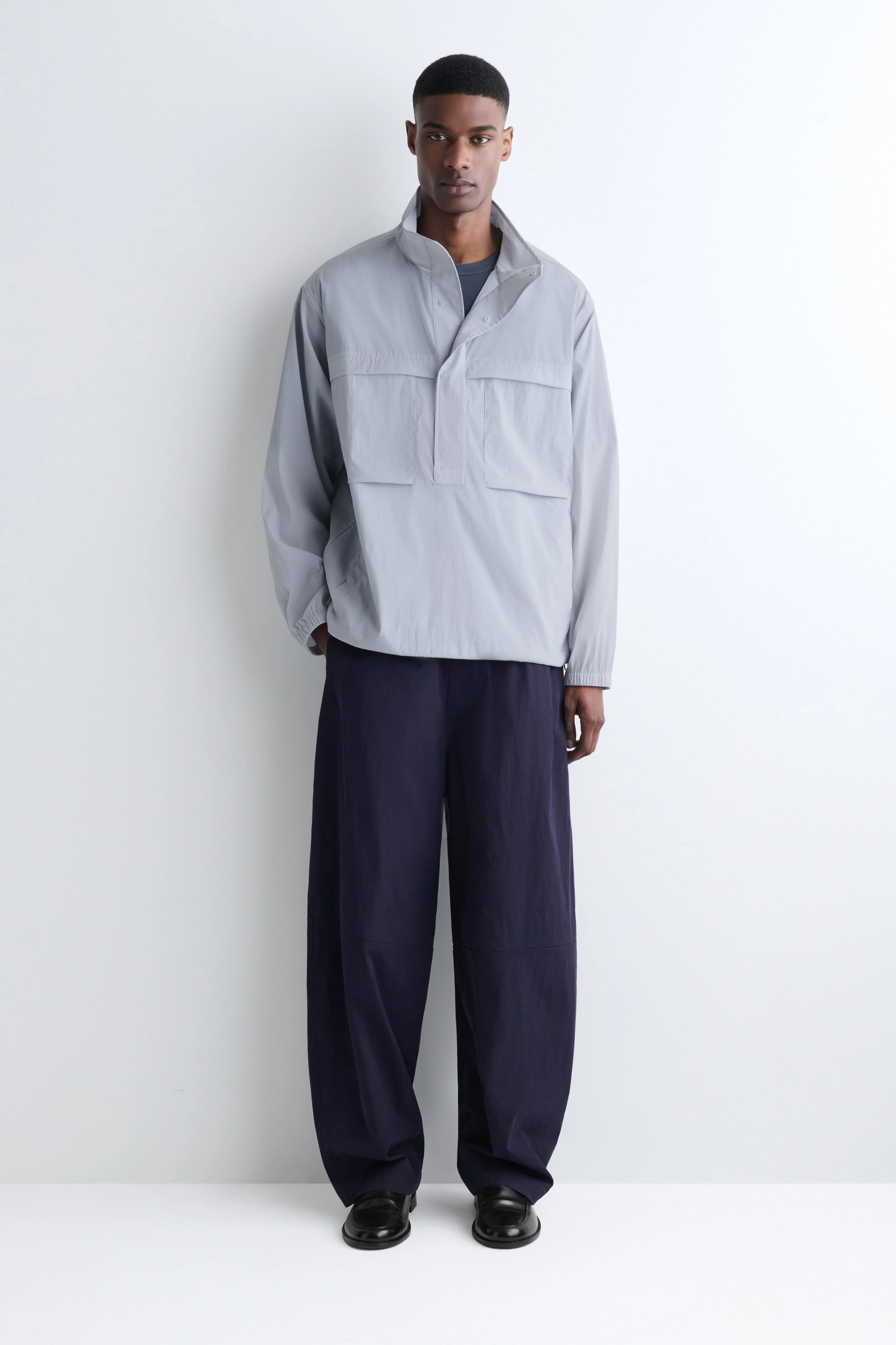 OVERSIZED WATER-RESISTANT ANORAK JACKET