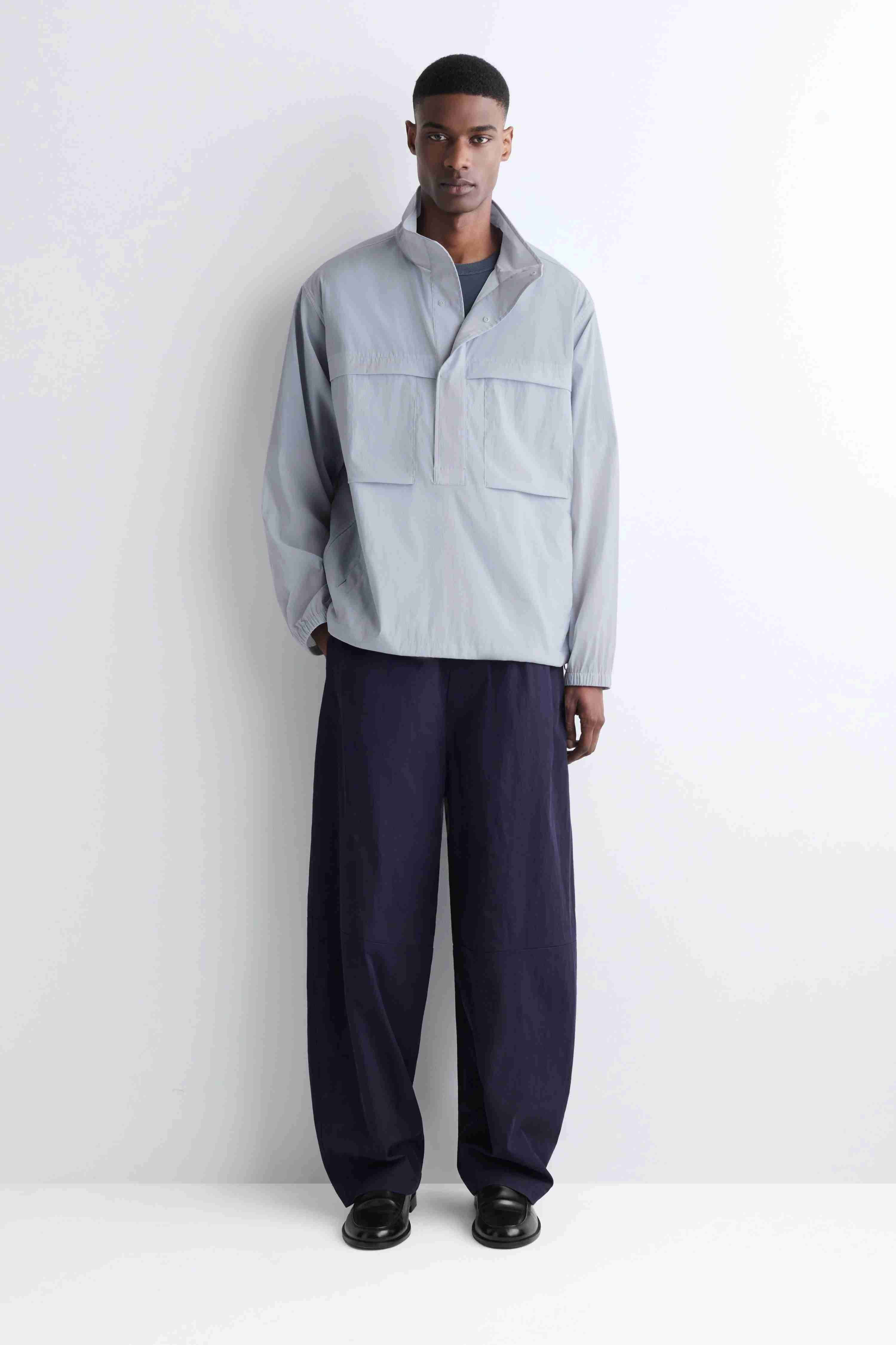 OVERSIZED WATER-RESISTANT ANORAK JACKET - 1