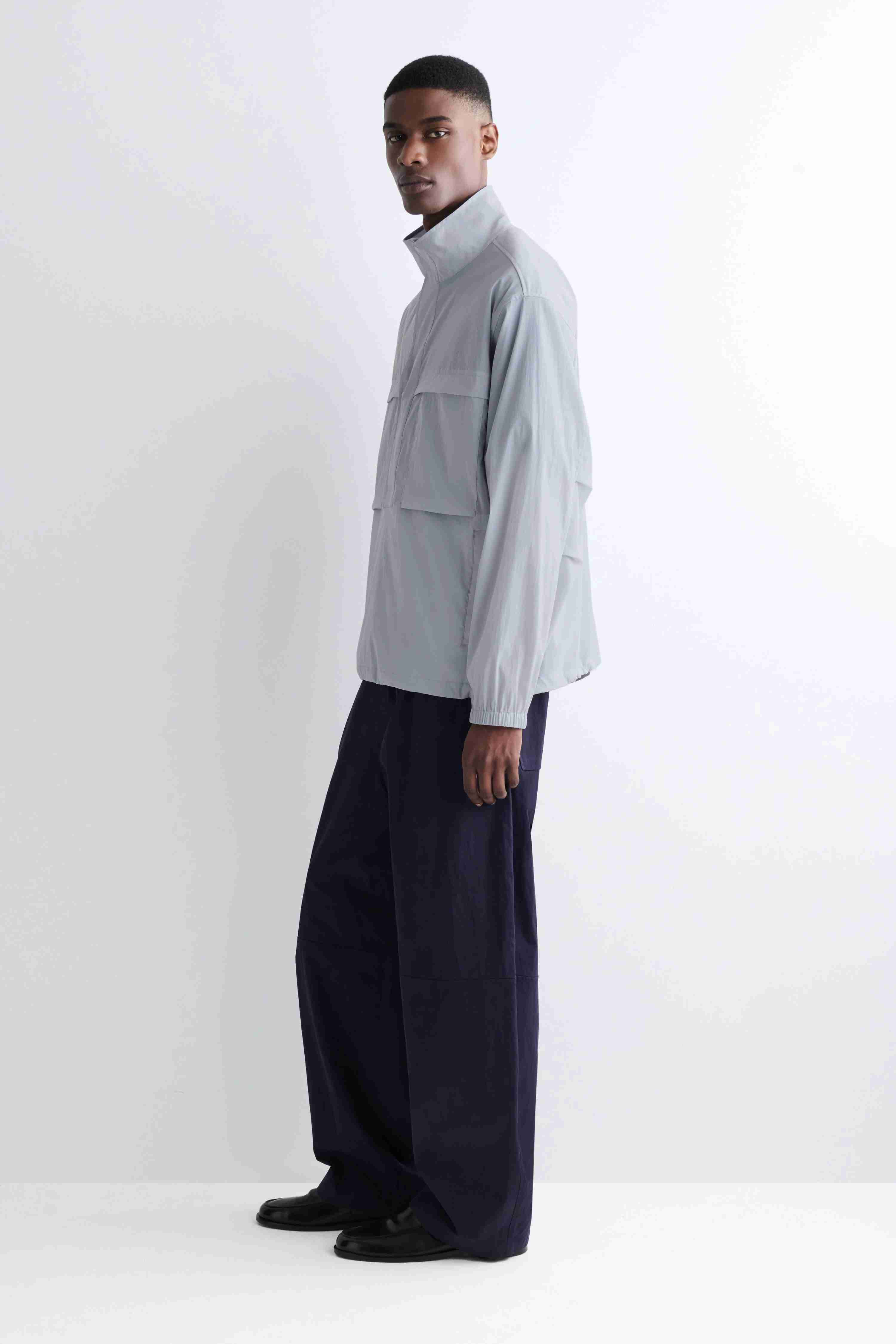 OVERSIZED WATER-RESISTANT ANORAK JACKET - 4