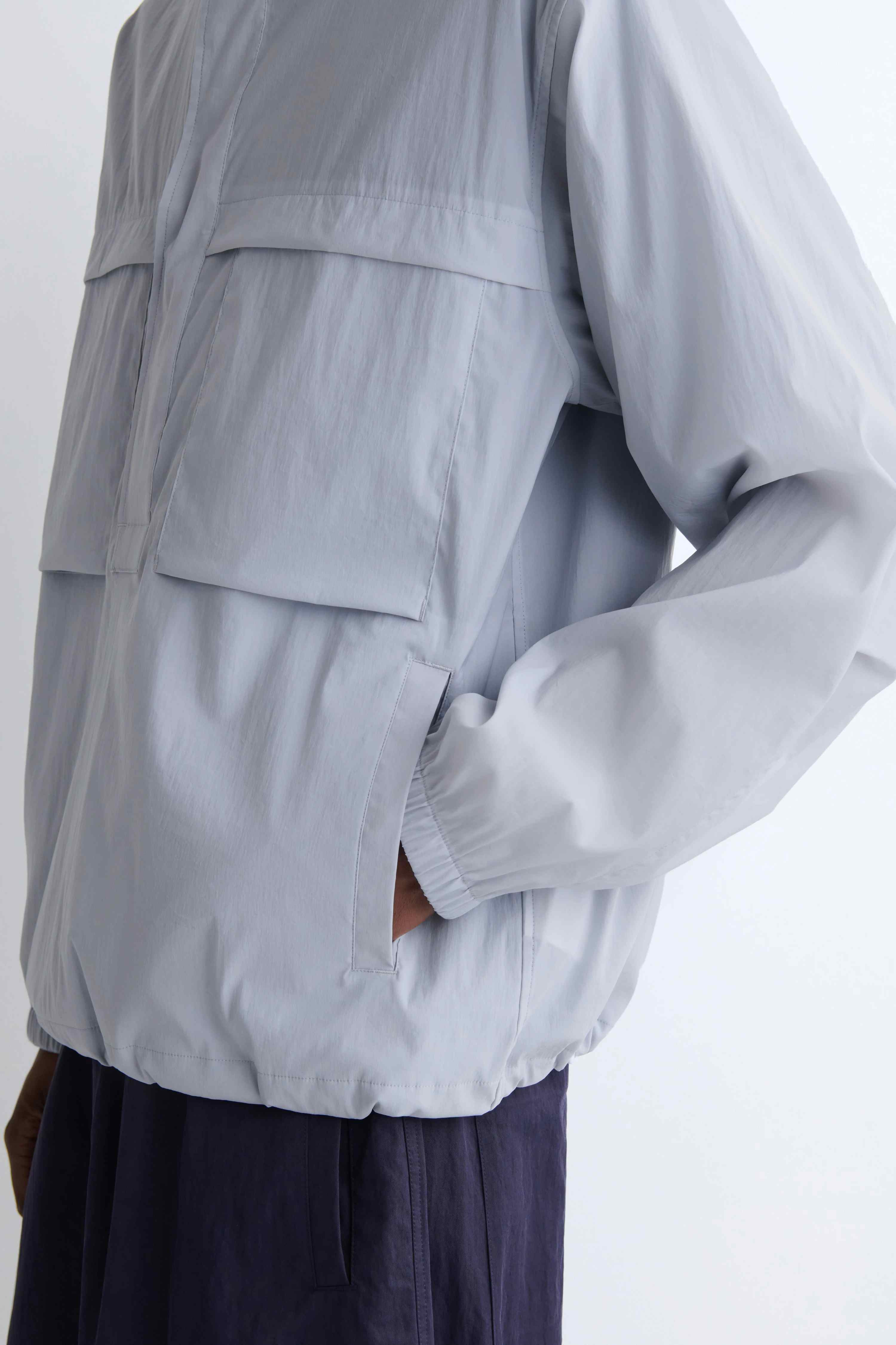 OVERSIZED WATER-RESISTANT ANORAK JACKET - 5