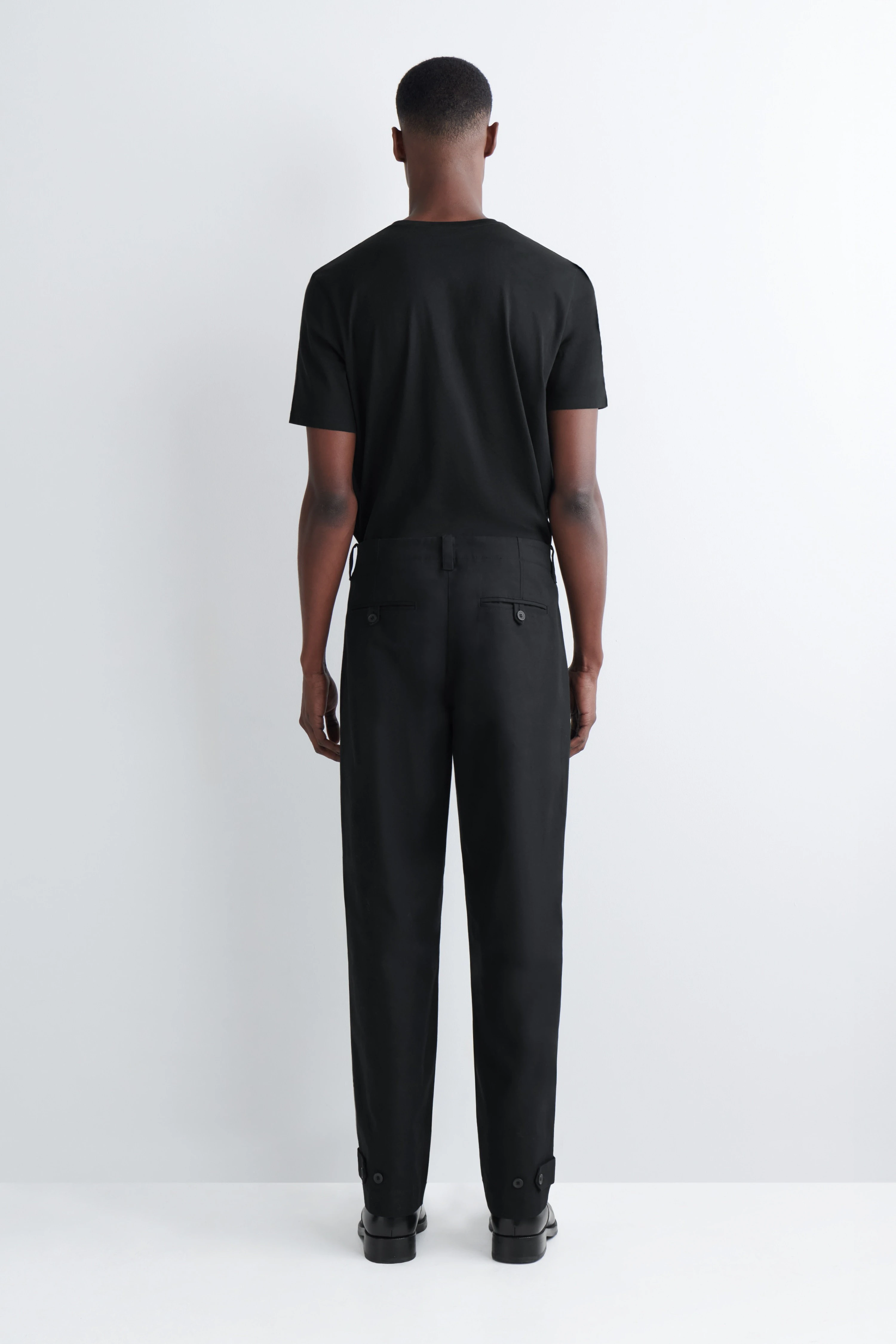 COTTON-CANVAS REGULAR-FIT STRAIGHT-LEG CHINOS - 3