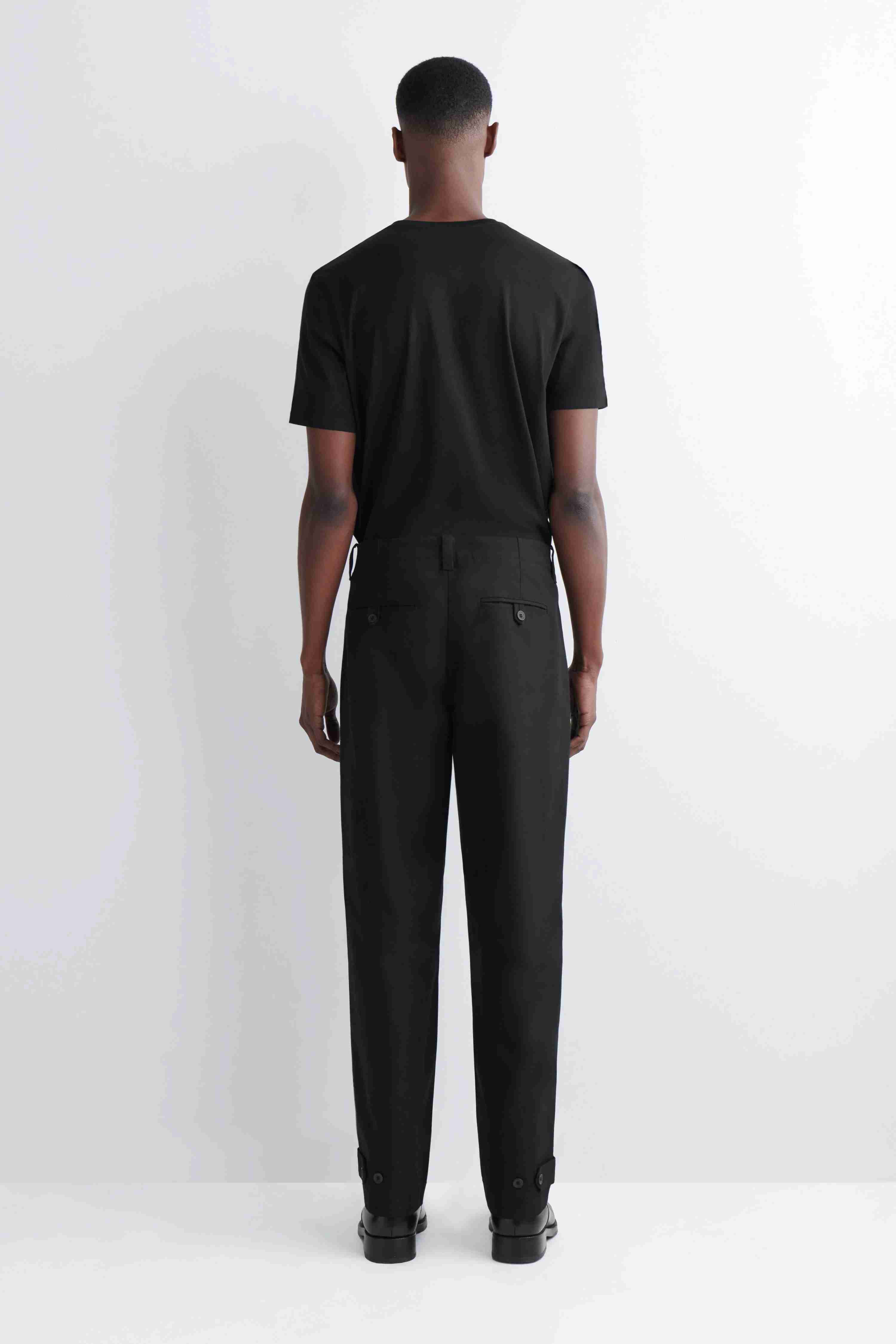 COTTON-CANVAS REGULAR-FIT STRAIGHT-LEG CHINOS - 3