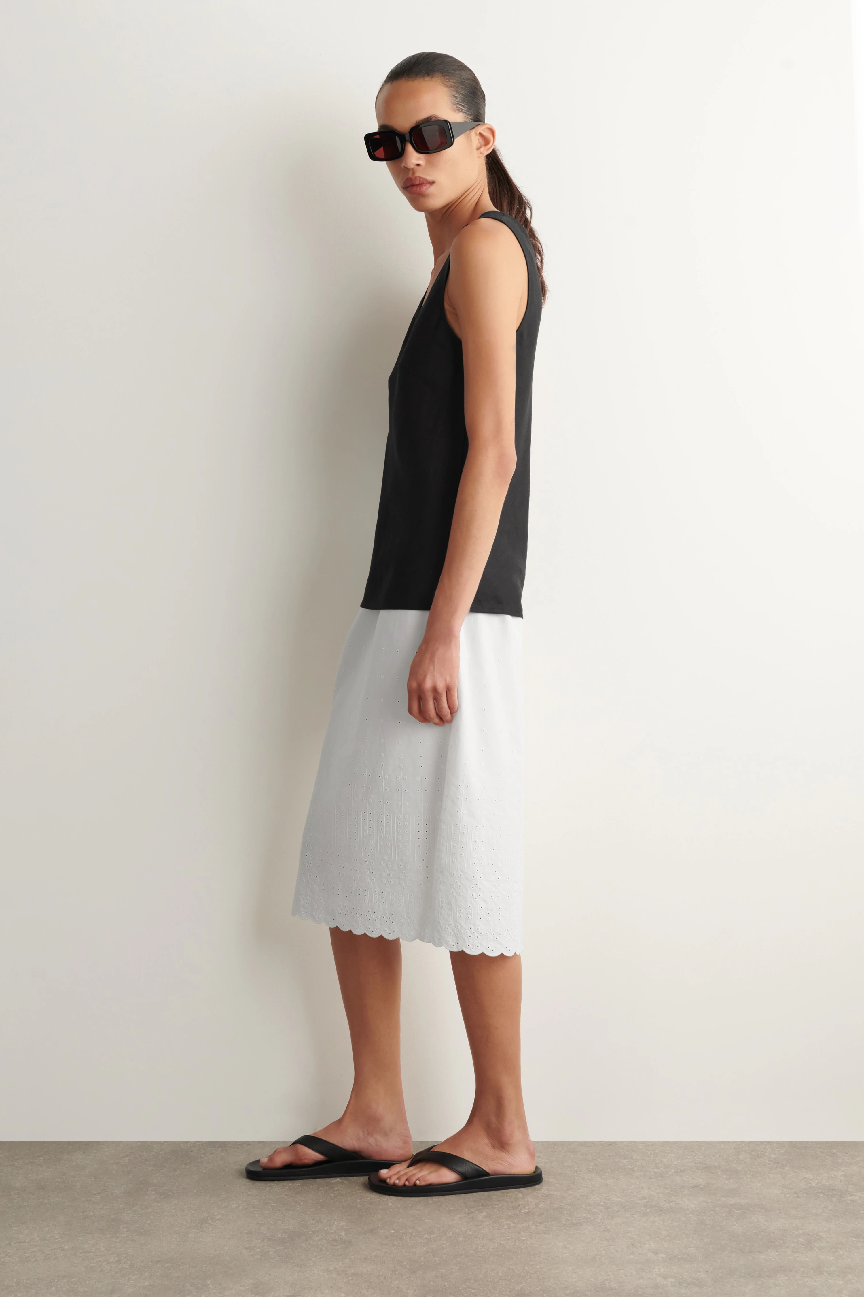 LINEN TANK TOP - 4