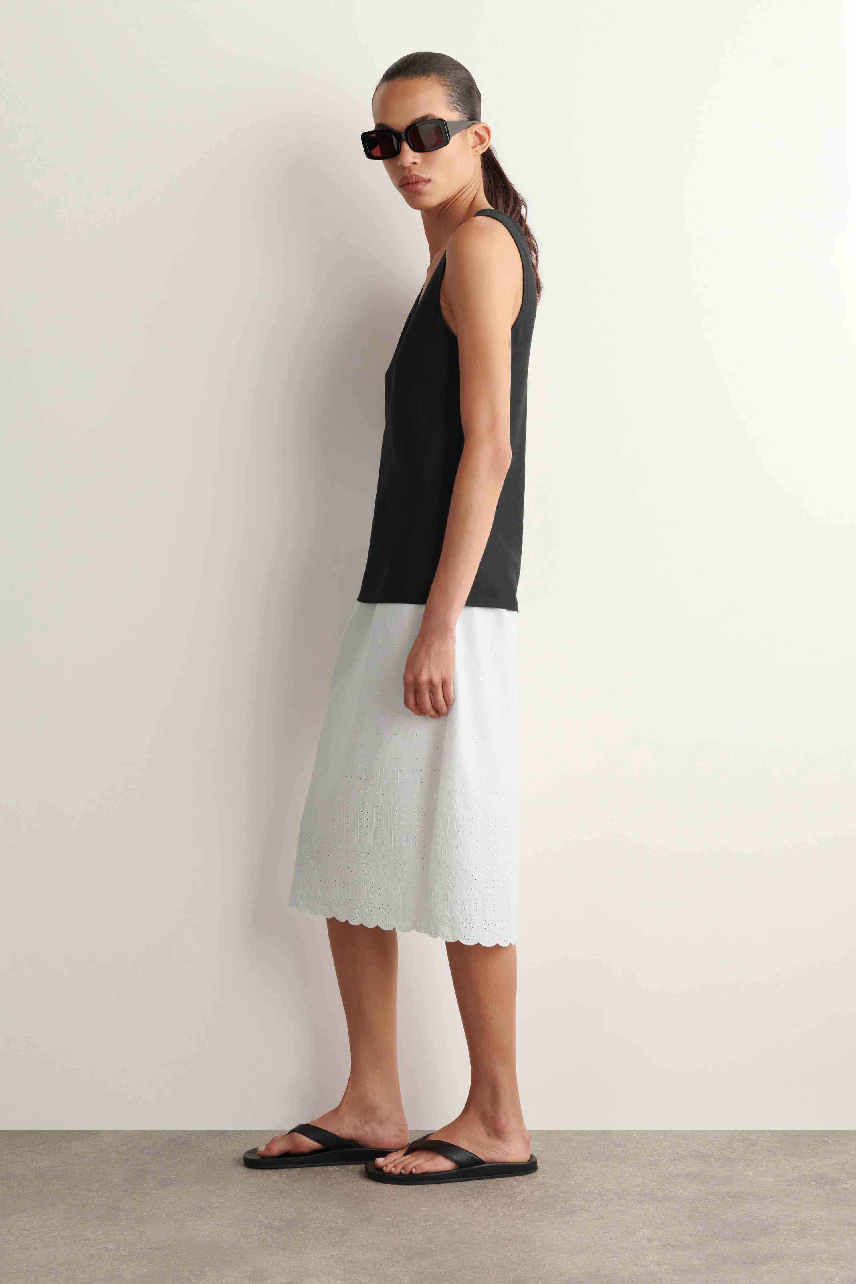 LINEN TANK TOP - 4