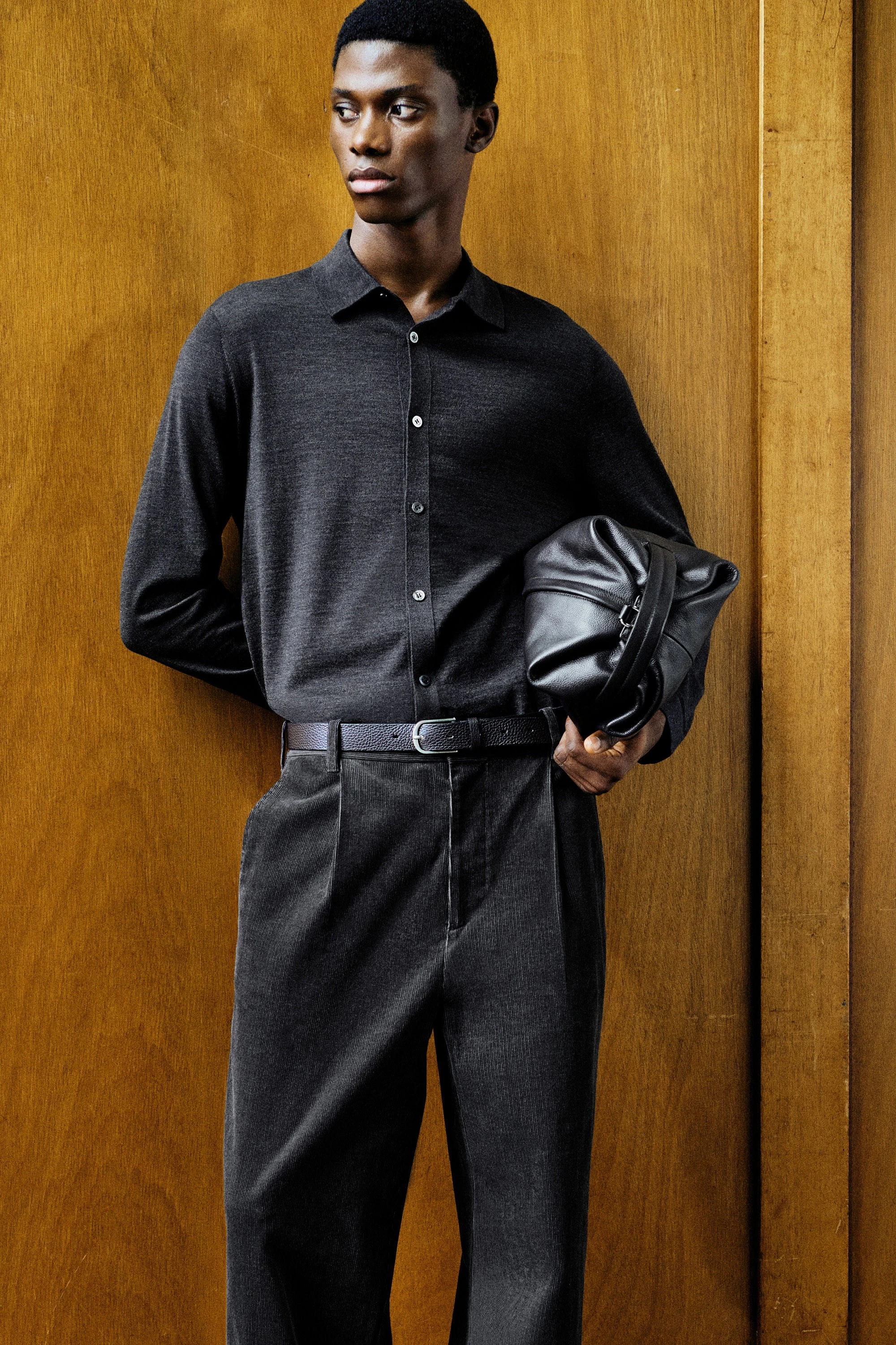 KNITTED MERINO WOOL SHIRT - 8