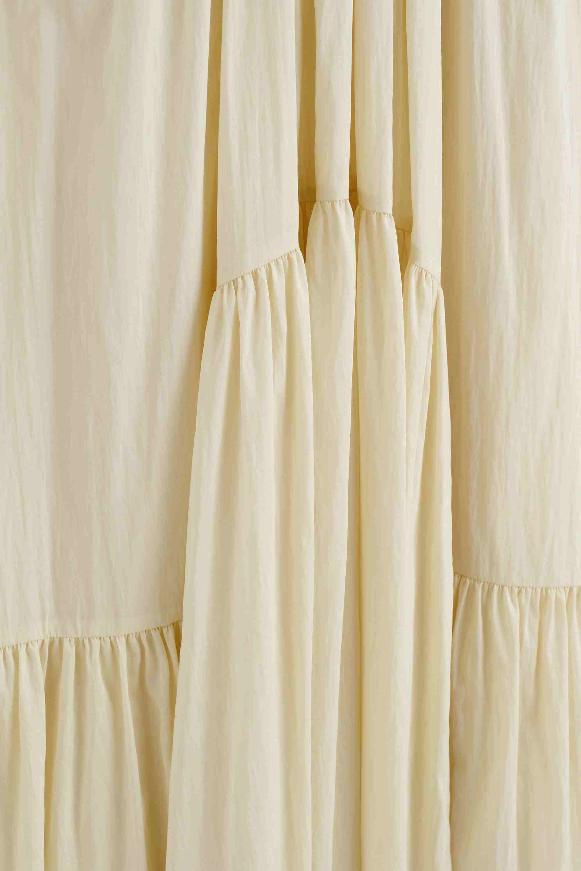 SLEEVELESS GATHERED MIDI DRESS - 6